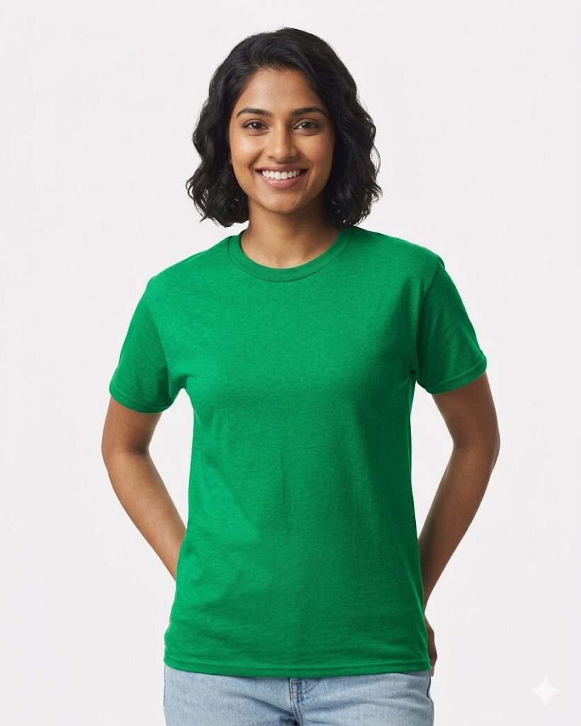 9 Pack: Gildan® Ultra Cotton Crewneck Short Sleeve T-Shirt 100% US Cotton for Custom Event Printing Tee