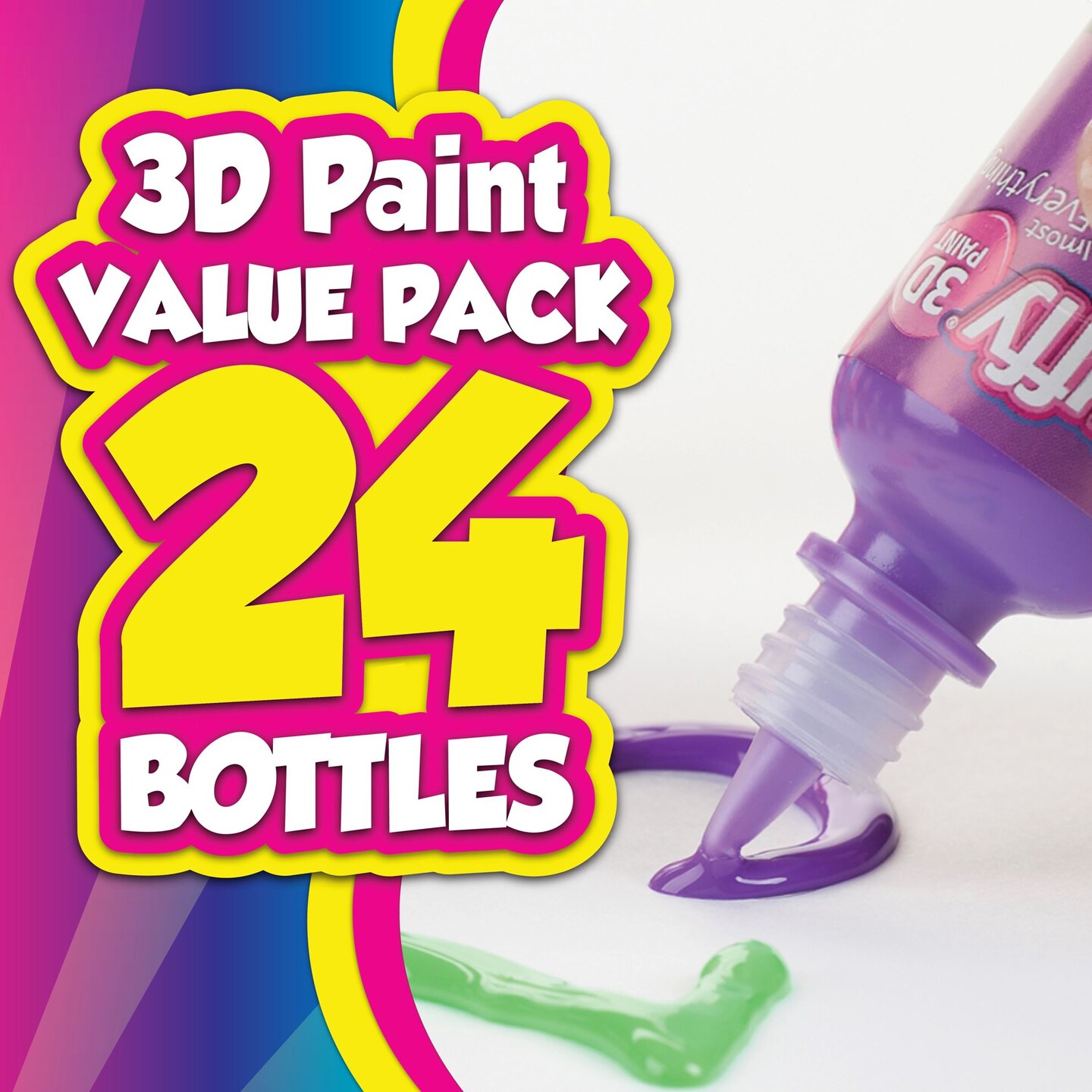 Puffy 3D Paint Value 24 Pack