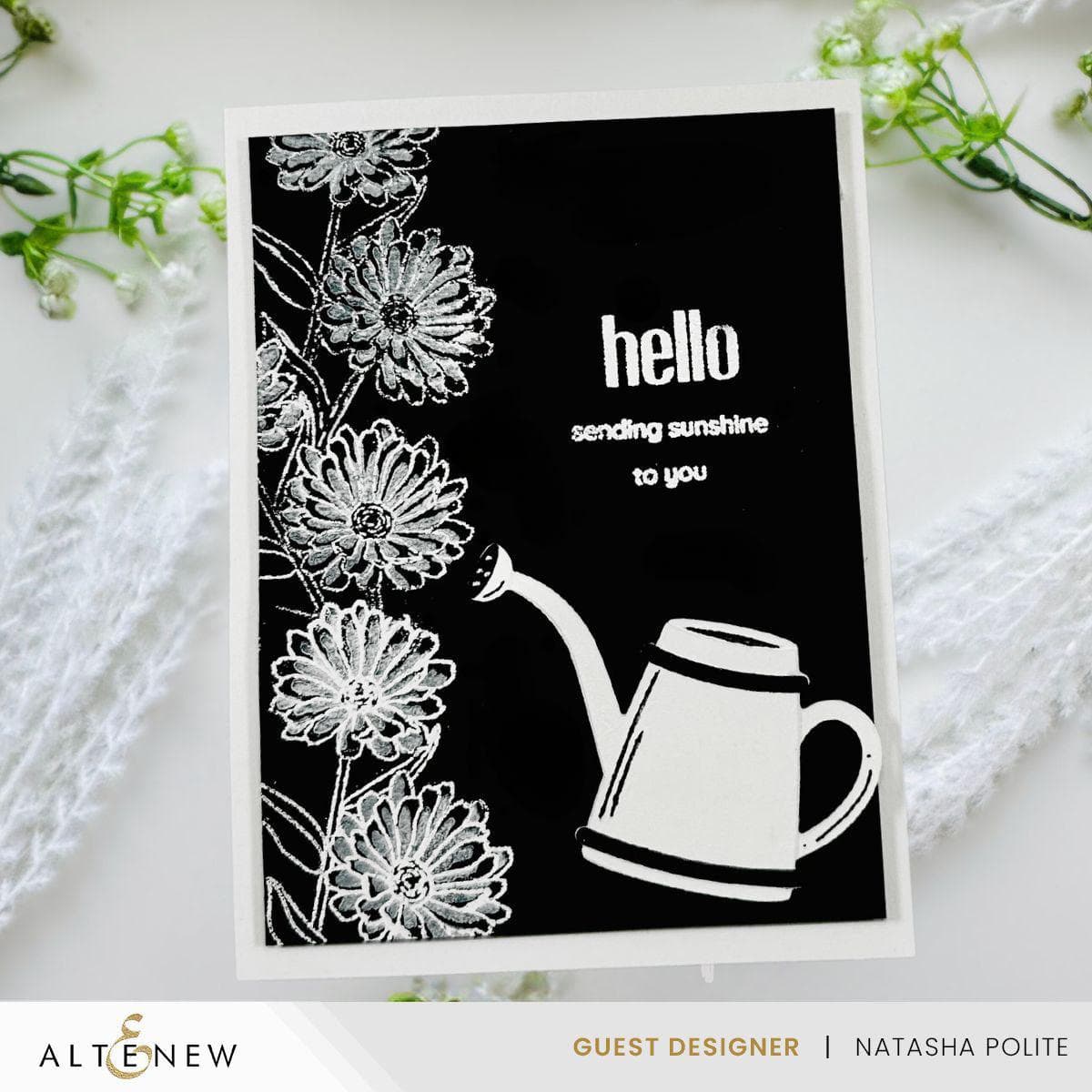 Mini Delight: Watering Daisies Stamp &#x26; Die Set
