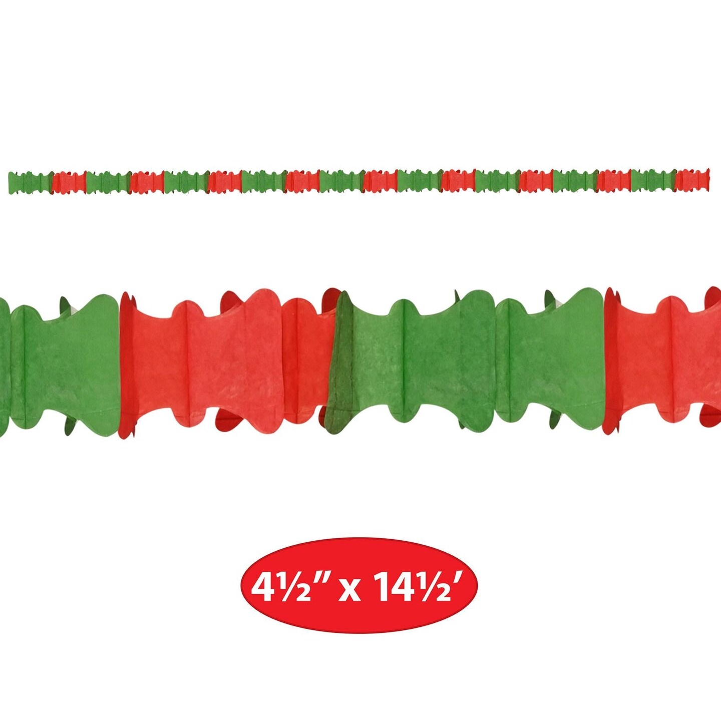 48 Pack Beistle Ceiling Drops red/green