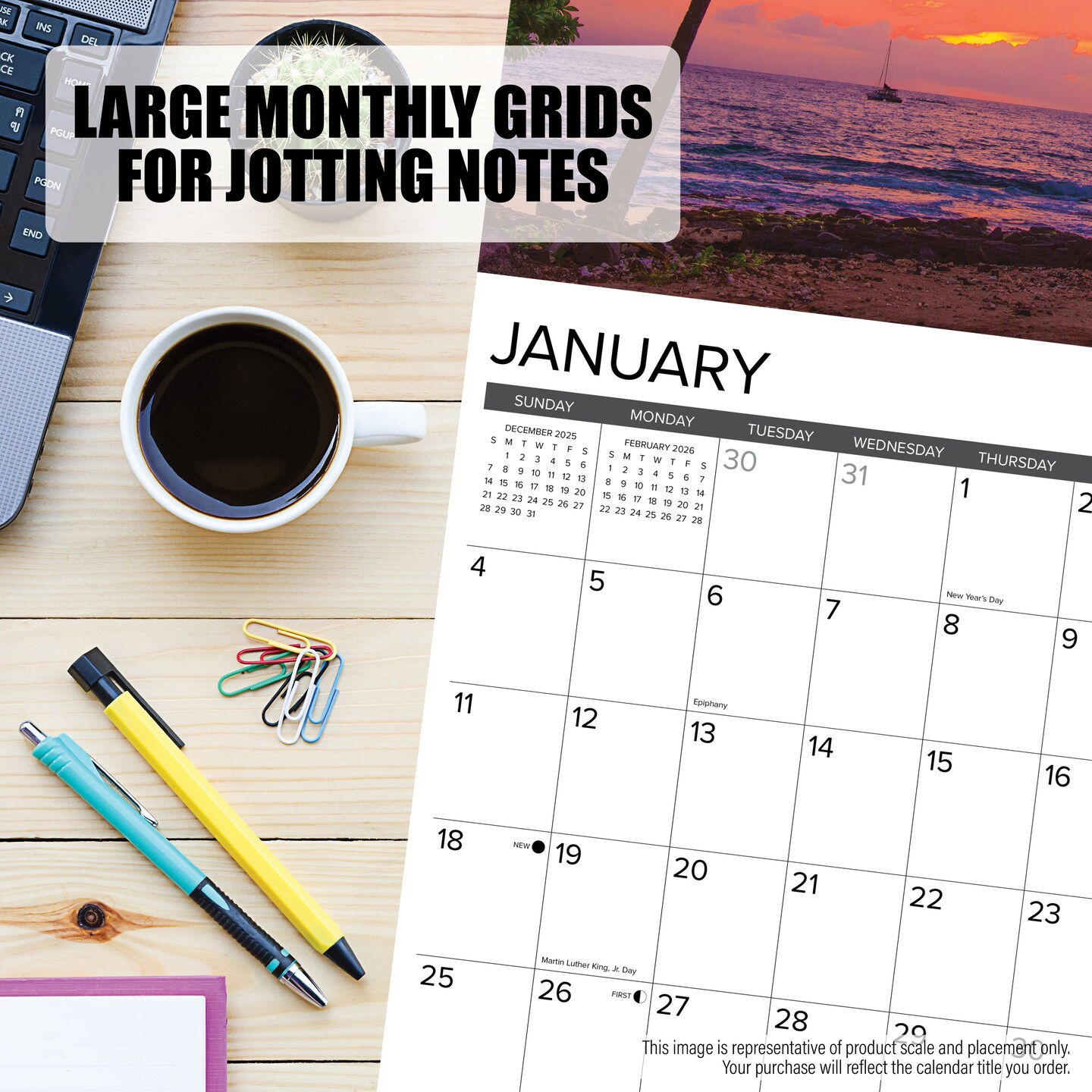 Astronomy 2026 Wall Calendar