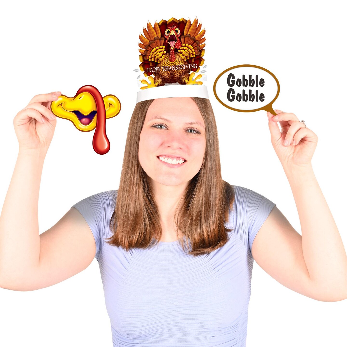 12 Pack Beistle Thanksgiving Wild Turkey Headband