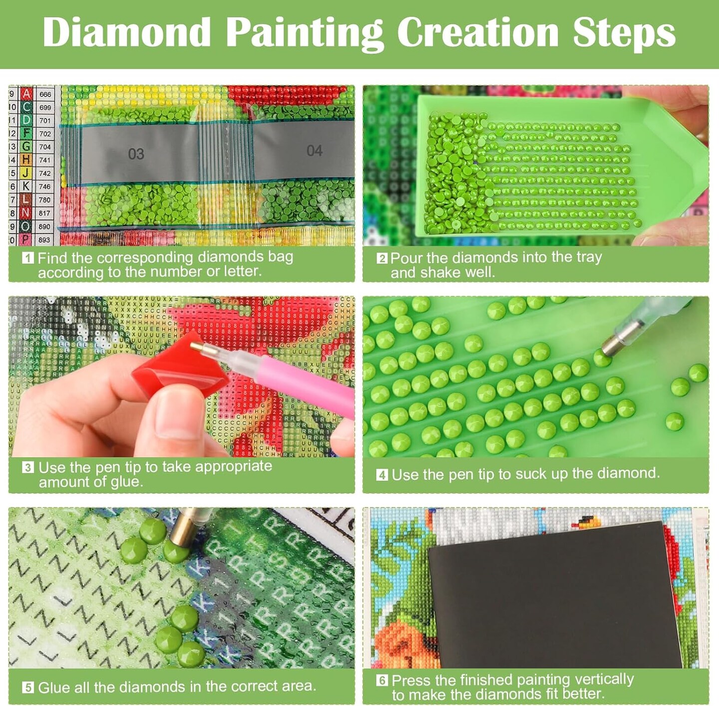 DIY 5D Diamond Art Painting Kits for Adults Diamond Art Scenery Waterfall Flower Diamond Art Painting Full Drill Crystal Rhinestone Embroidery Craft Kits for Home Wall Decor Gifts, 12x16inch