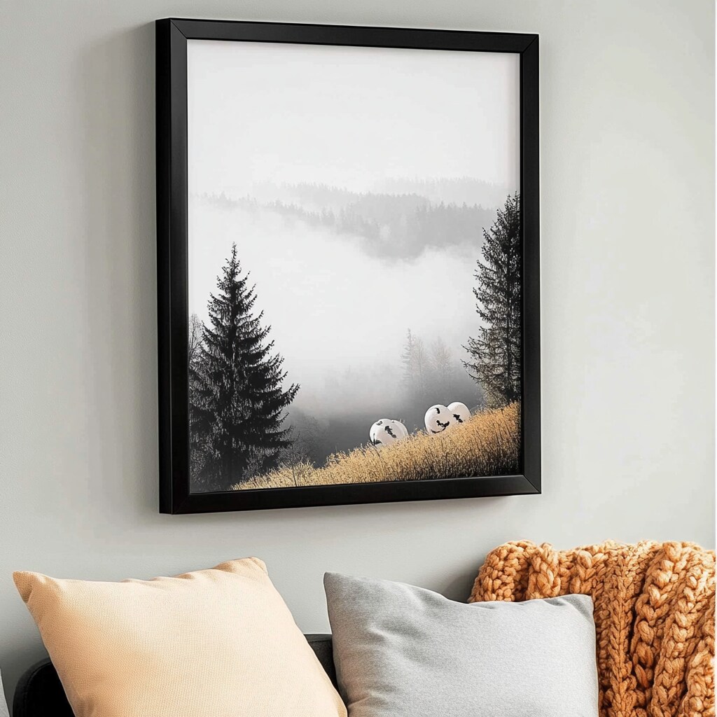 70x100 cm Poster Frame &#x2013; 27x40 Black Wood Frame Movie Poster