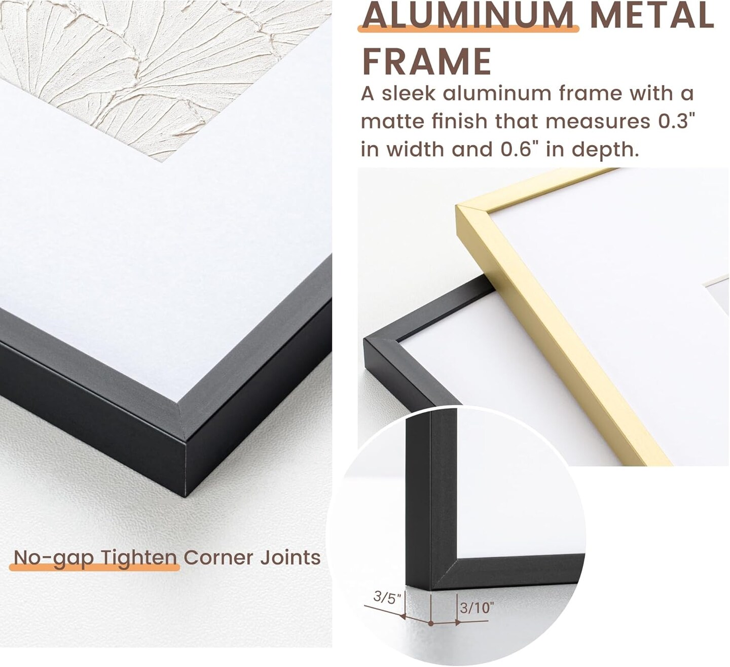 8x10 Picture Frame Black