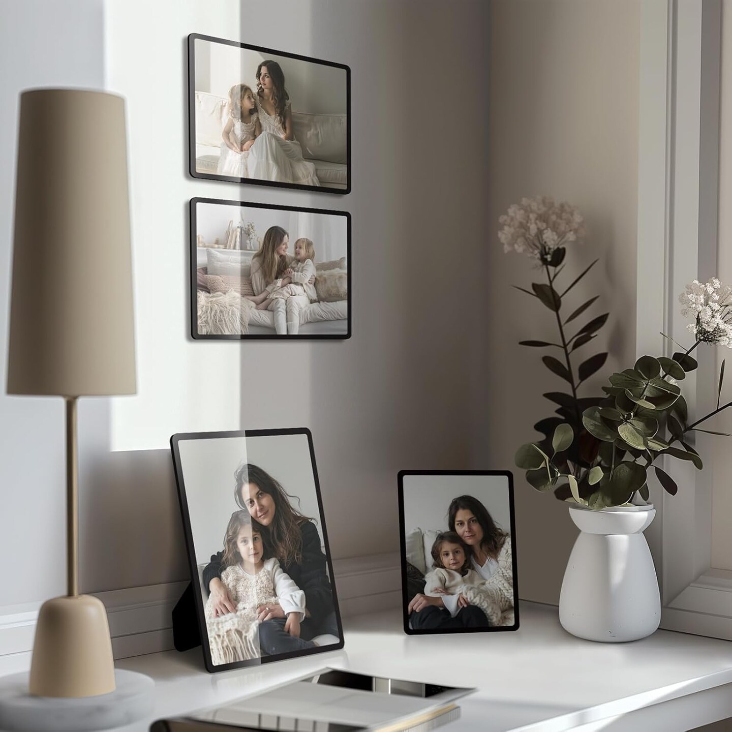 8x10 Picture Frames Black Set of 3 Pack