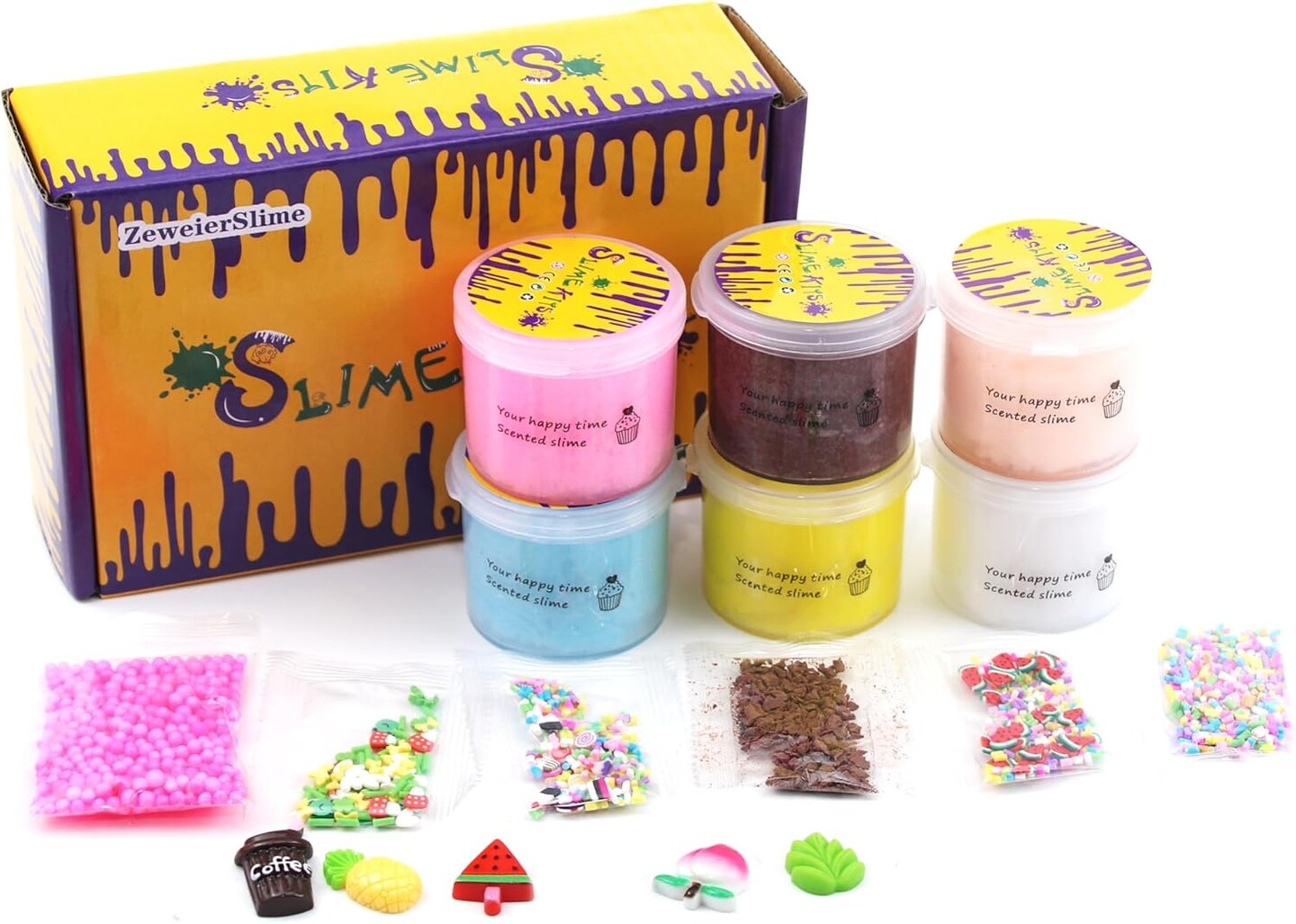 6 Pack Cloud Slime Kit