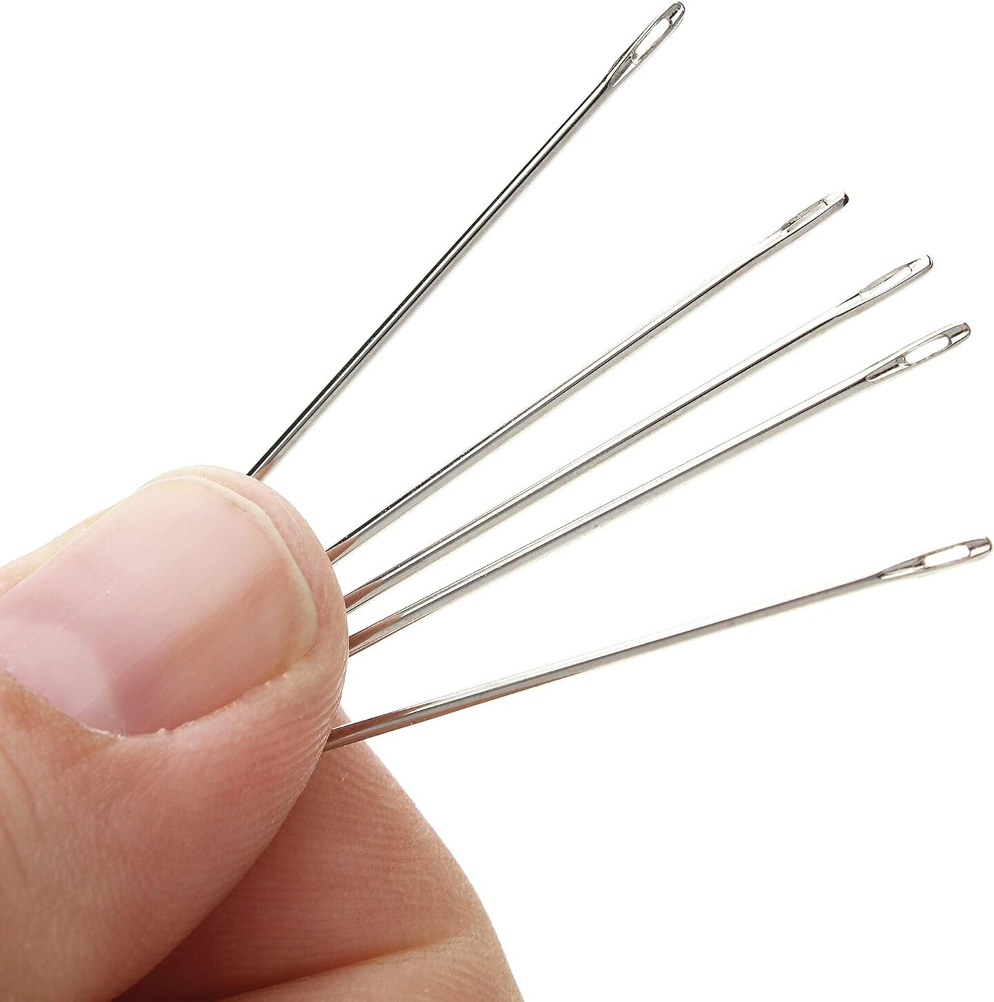 John James Saddlers Harness Needles, Rounded Point, Use for All Hand Stitched Leather Craft Work and Harness/Saddle Repairs