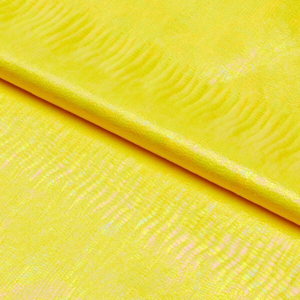 Oil Slick Python Hologram Spandex Fabric