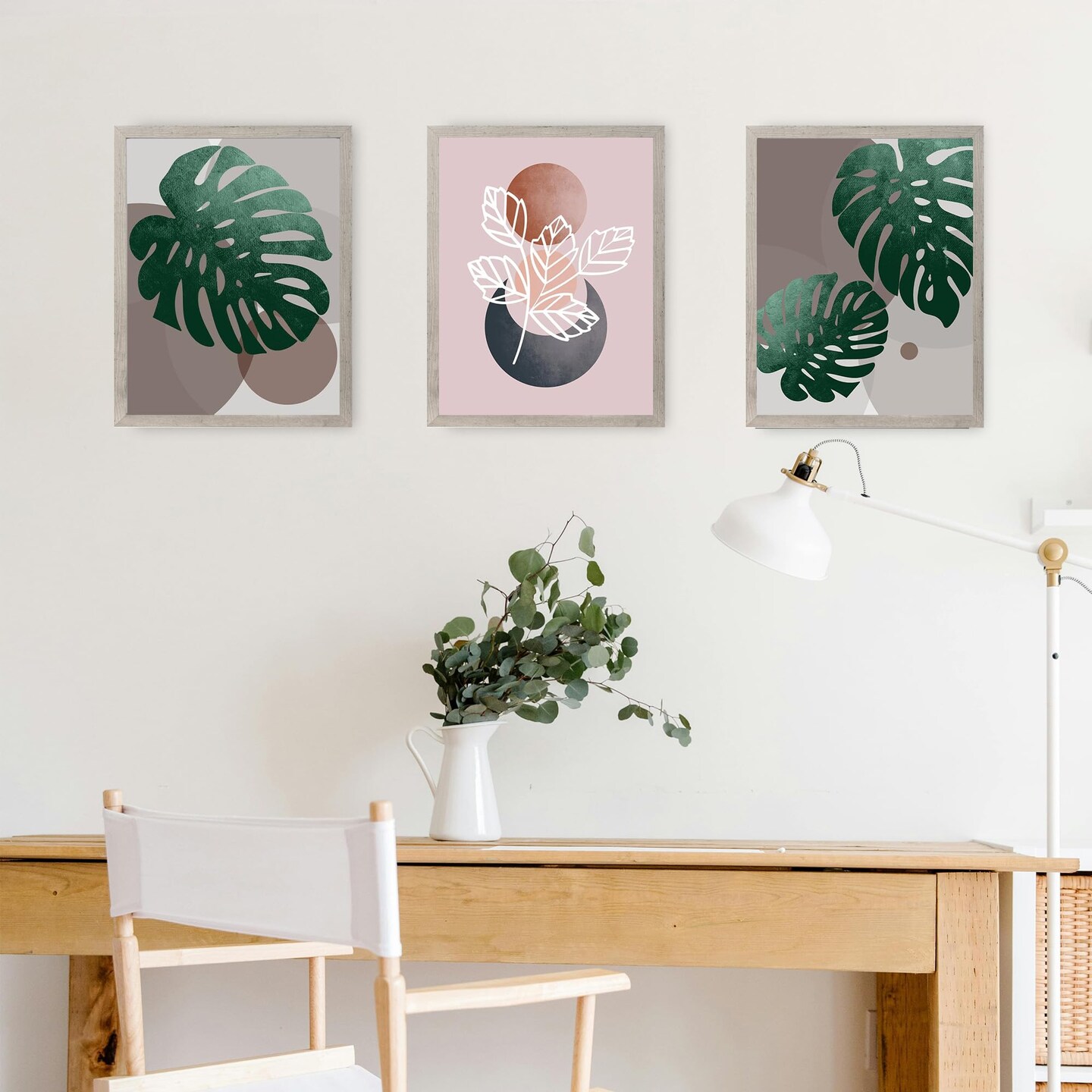 Grey 8x10 Picture Frame set of 4, Display 8x10 without Mat Wall Gallery Photo Frames