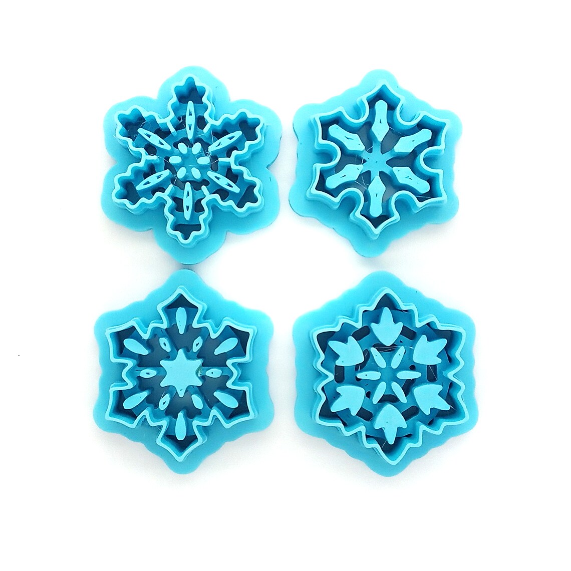 Small Snowflake Clay Cutters, 4 pc, Adorabilities