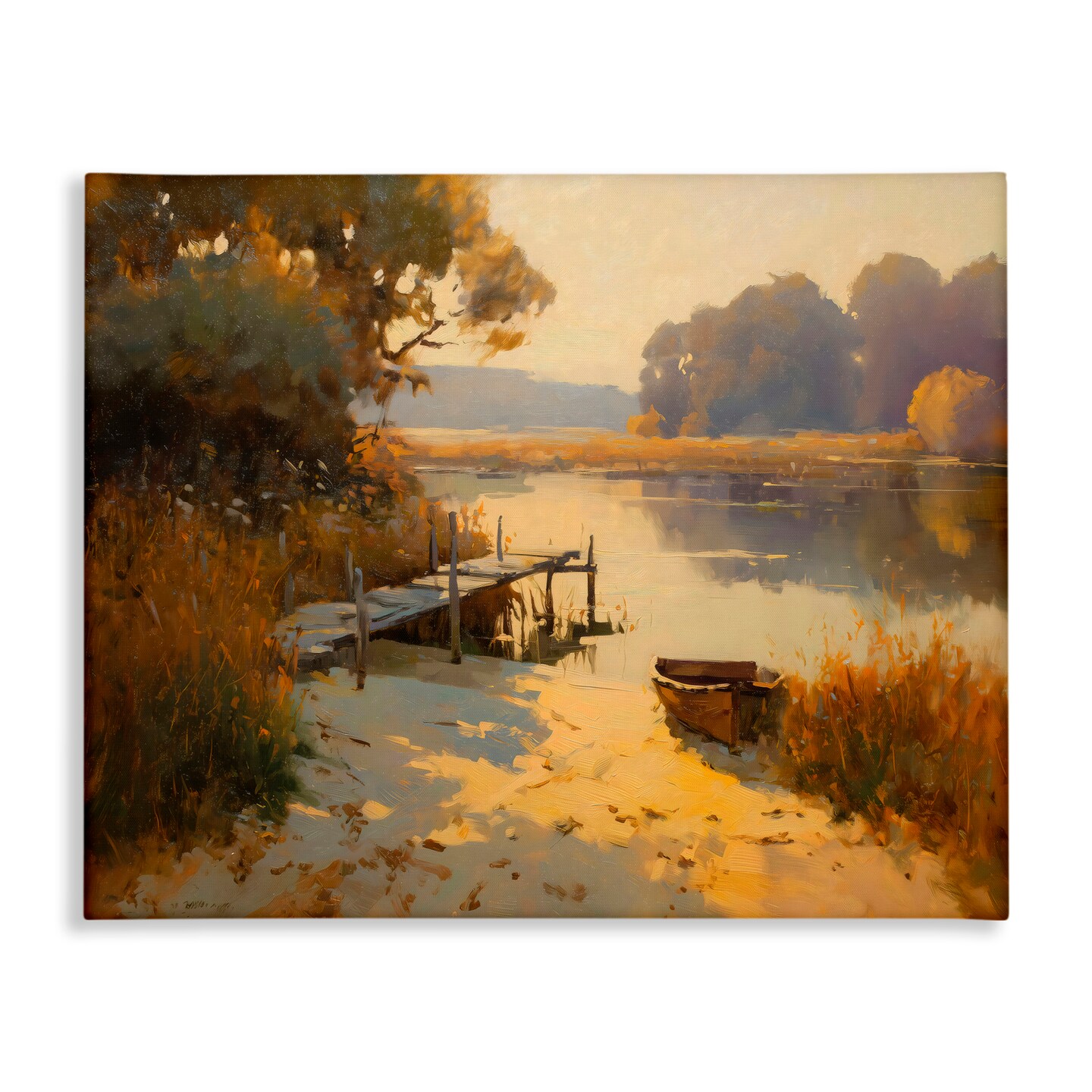 Stupell Industries Golden Hour in Autumn Canvas, design by Arlington Prints