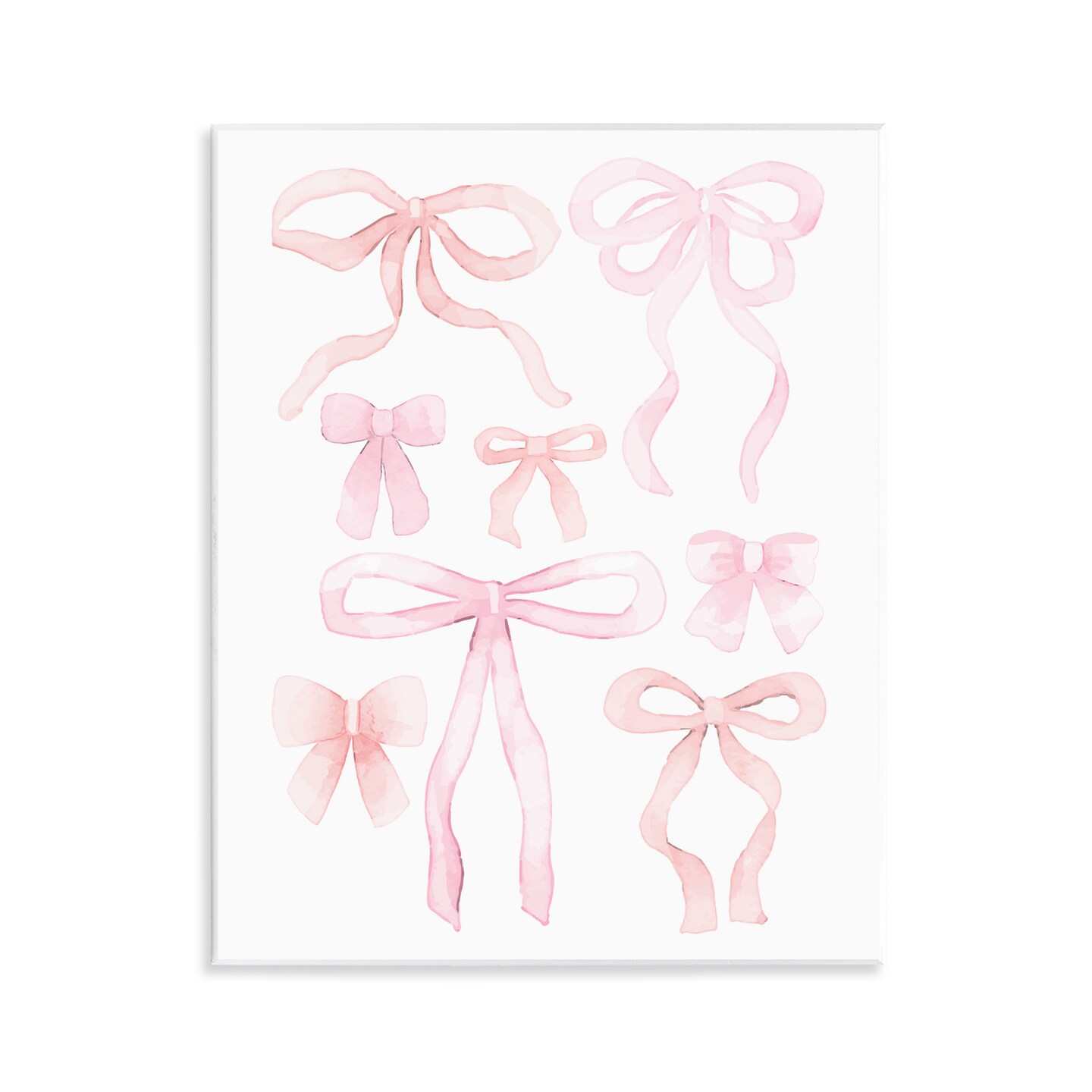 Stupell Industries Feminine Chic Bows Wall Plaque, design by Kim Allen