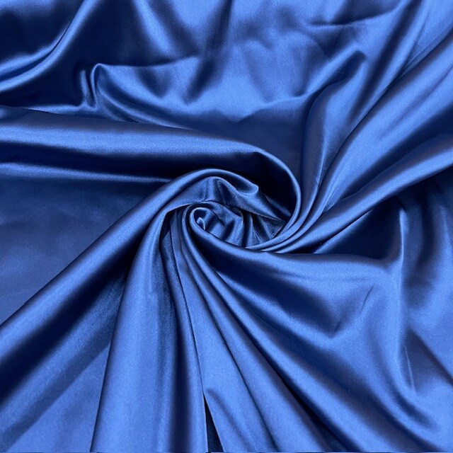 1 Yard Stretch Charmeuse Satin Fabric Silky Smooth 2-Way Stretch for Bridal Gowns 60 Inch Width
