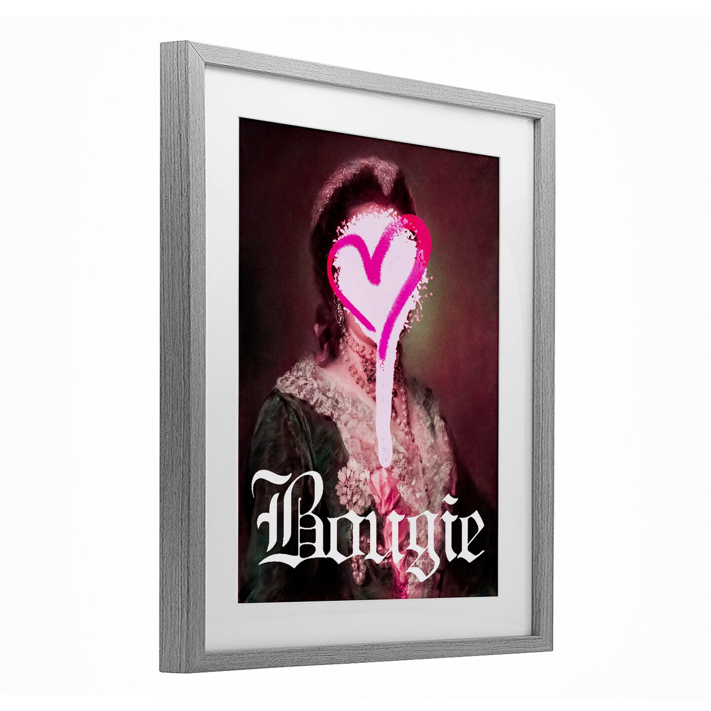 Stupell Industries Bougie Classical Portrait Framed Print Under Glass, design by Lil' Rue