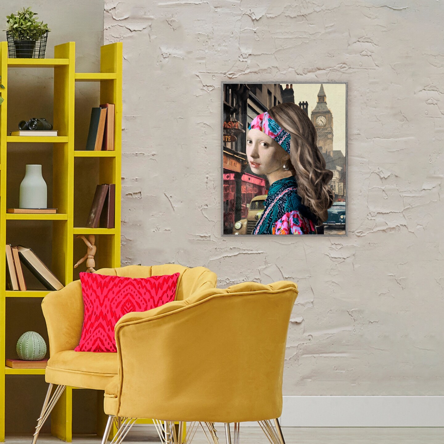 Stupell Industries Carnaby Street Remix Painting Framed Giclee, design by Sasha