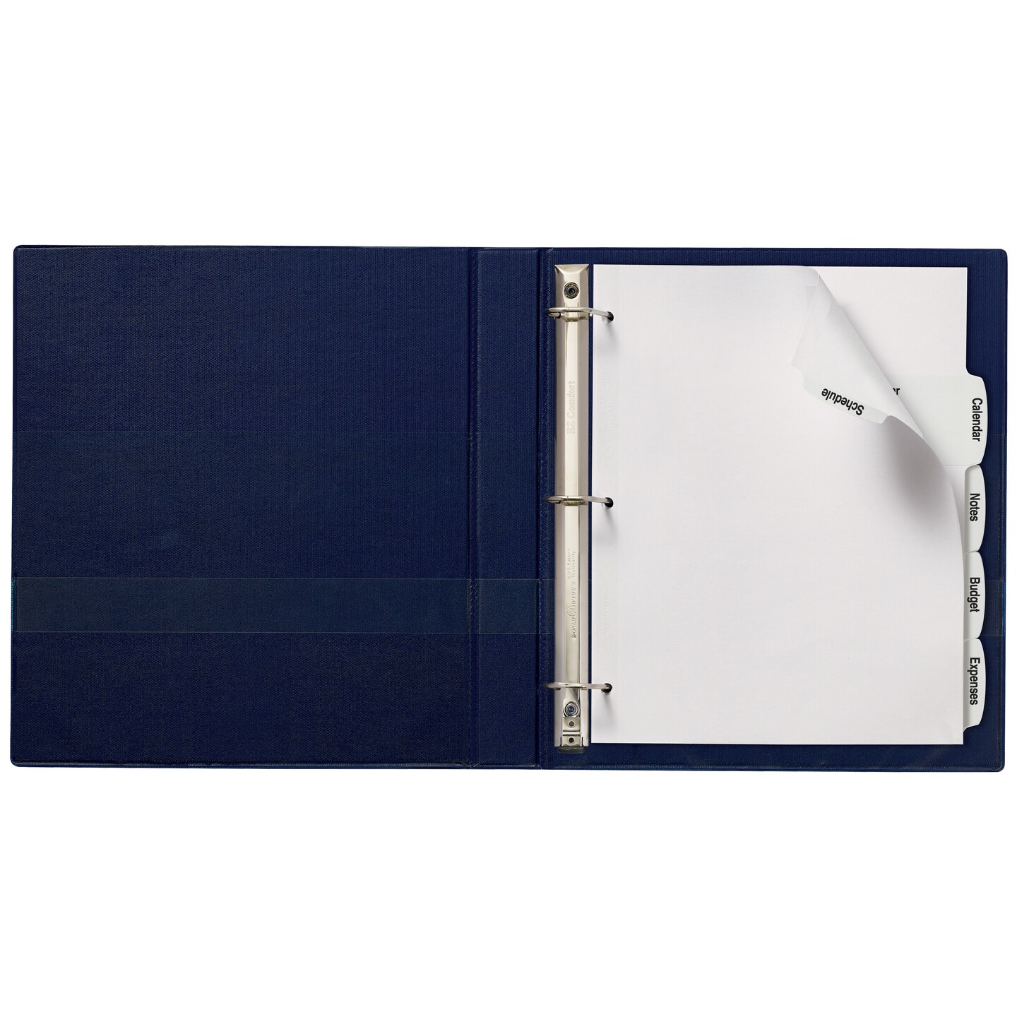 Avery Big Tab Printable Large White Label Dividers for 3 Ring Binders, 5 Tabs per Set, White (20 Sets of 14440)