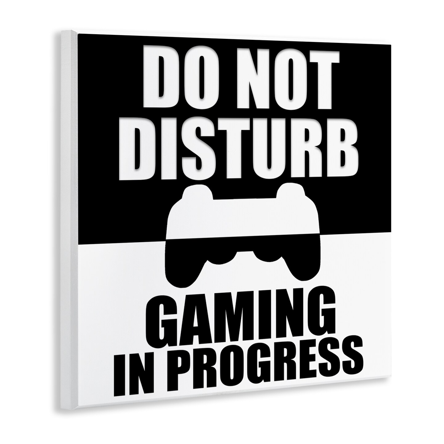 Stupell Industries Do Not Disturb Minimal Gamer Wall Plaque, design by Kim Allen