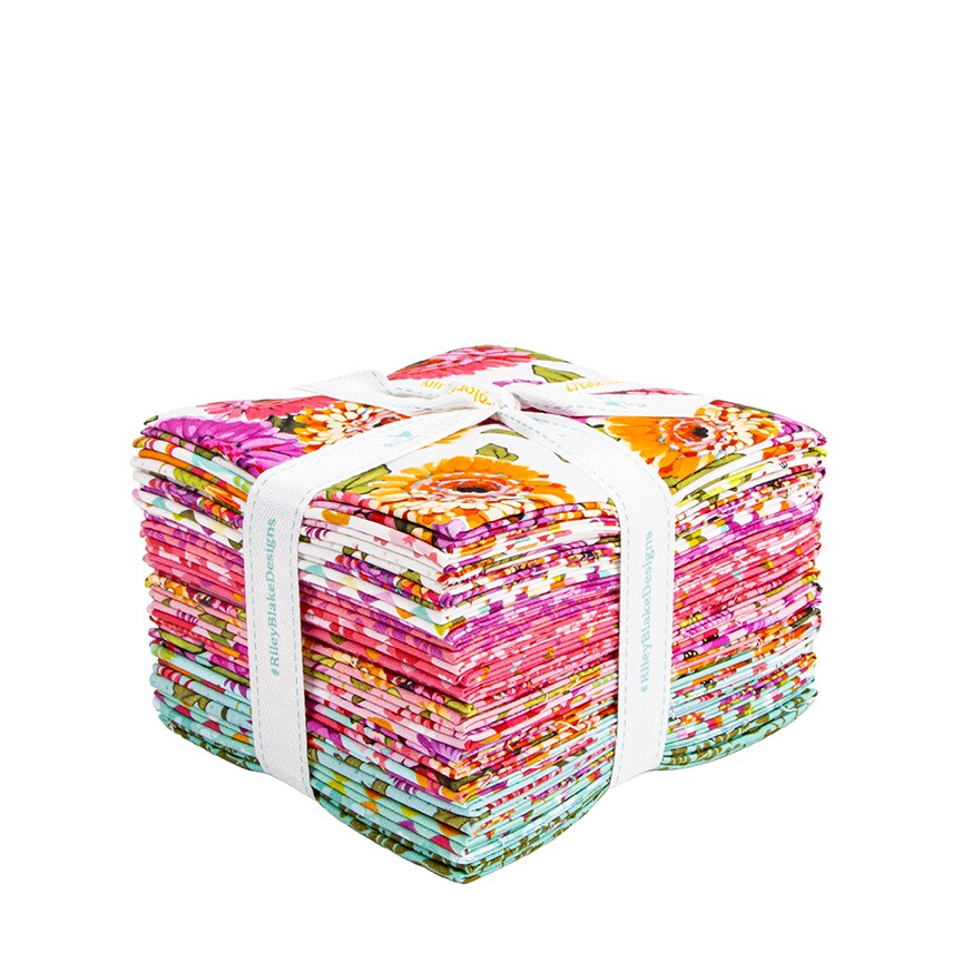 Zinnias Fat Quarter Bundle by Lila Tueller for Riley Blake (FQ-16690-21)