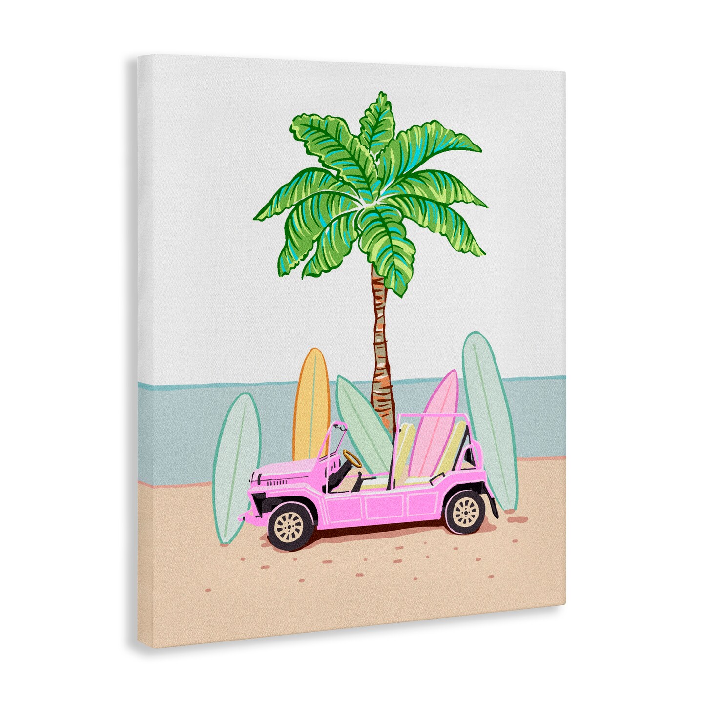Stupell Industries Surfboard Filled Car Canvas, design by Ziwei Li