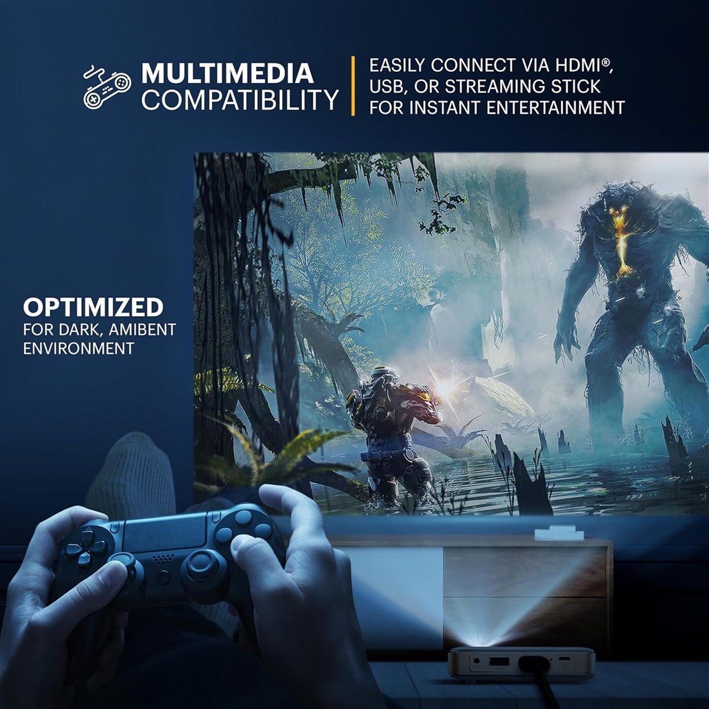 Kodak Luma 150 Pico Projector, Rechargeable Ultra Mini Projector with Travel Case