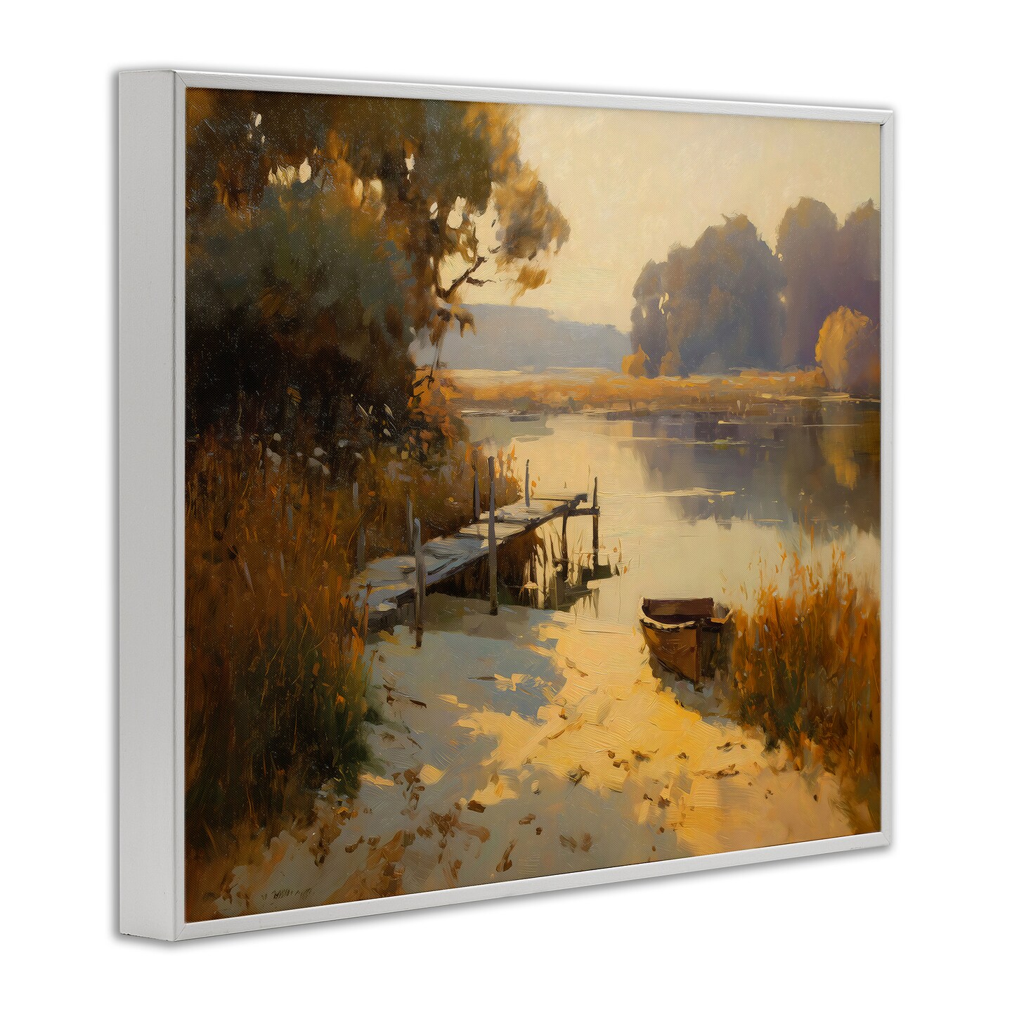 Stupell Industries Golden Hour in Autumn Framed Giclee, design by Arlington Prints