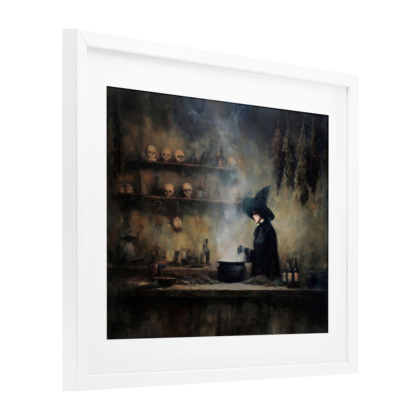 Stupell Industries Witch's Cauldron Brew Framed Print Under Glass, design by Arlington Prints