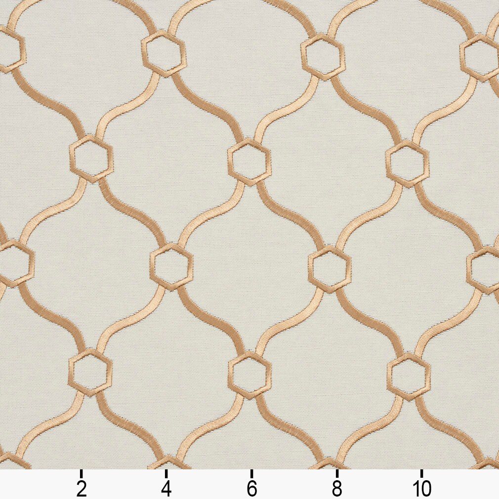 Upholstery Fabric - Beige & Taupe Abstract & Geometric Upholstery Fabric 54 Inches"