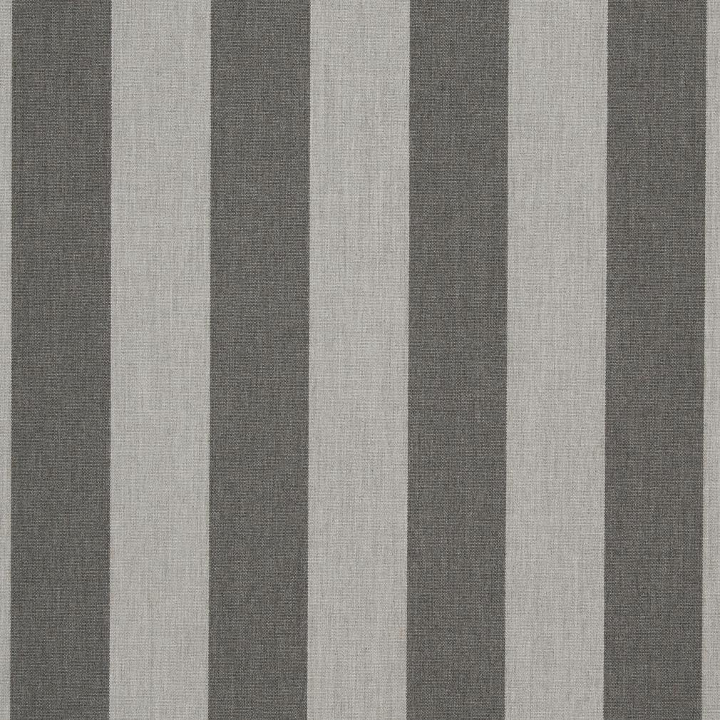 Heather Stripe - Grey & Silver Stripe Upholstery Fabric 54 Inches"