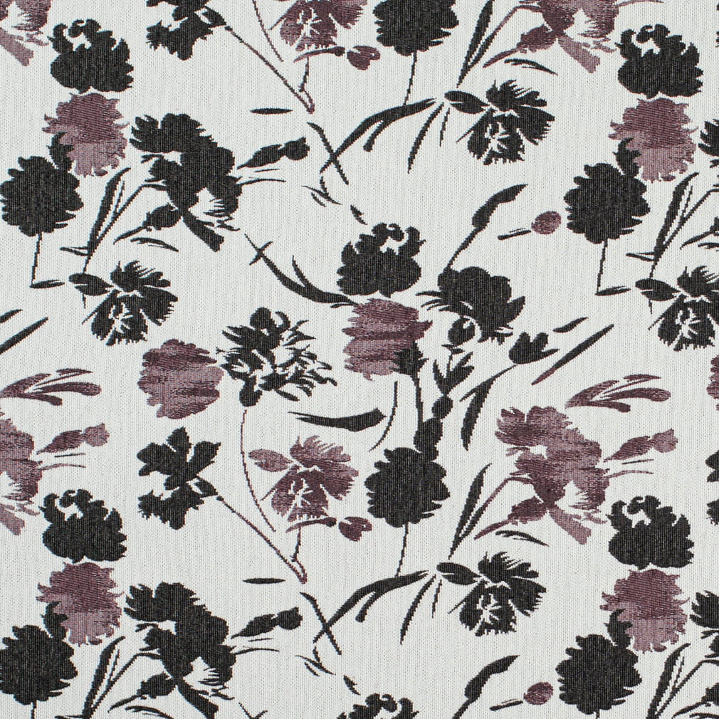 Upholstery Fabric - Purple Floral Upholstery Fabric 54 Inches"