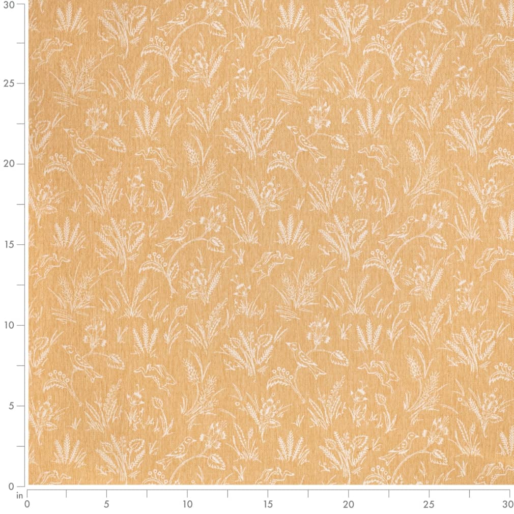 Upholstery Fabric - Gold & Yellow Floral,Novelty Upholstery Fabric 54 Inches"