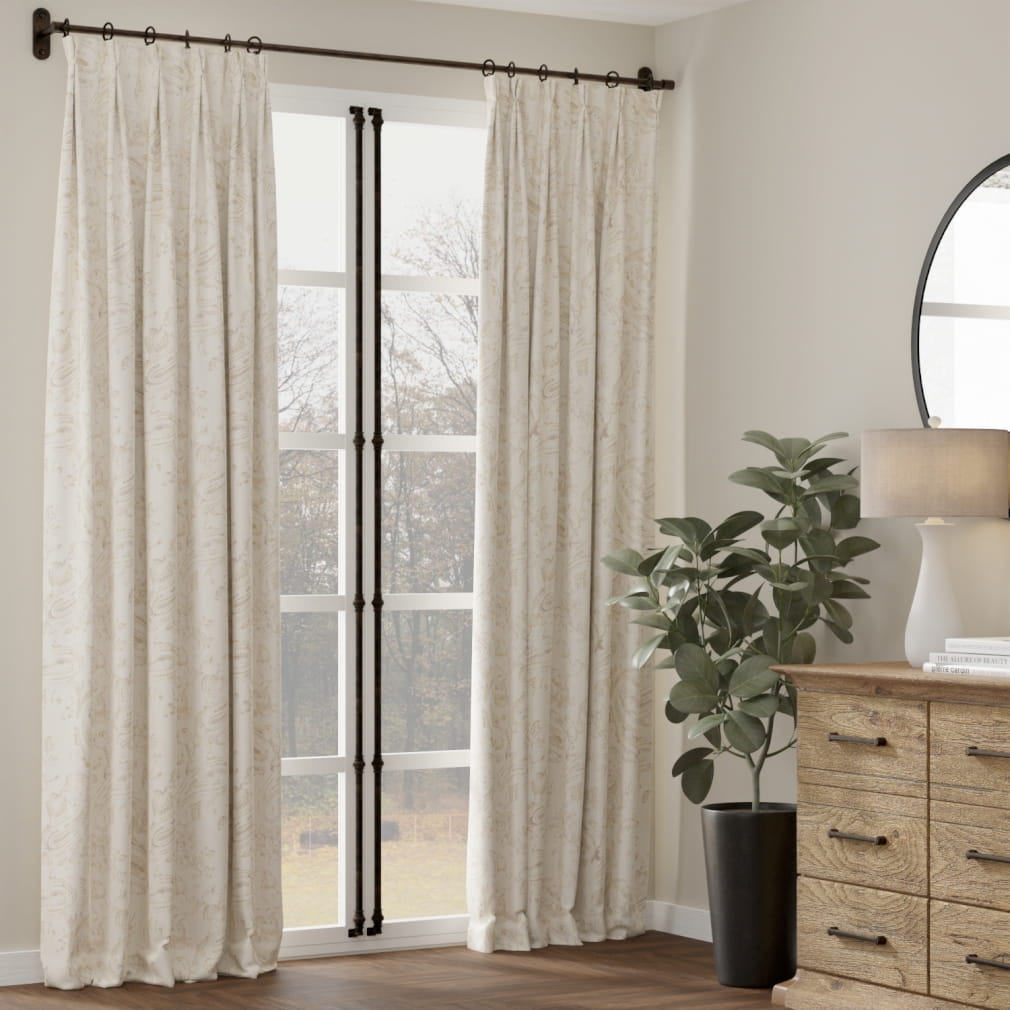 Upholstery Fabric - Beige & Taupe Abstract & Geometric,Paisley Upholstery Fabric 54 Inches"