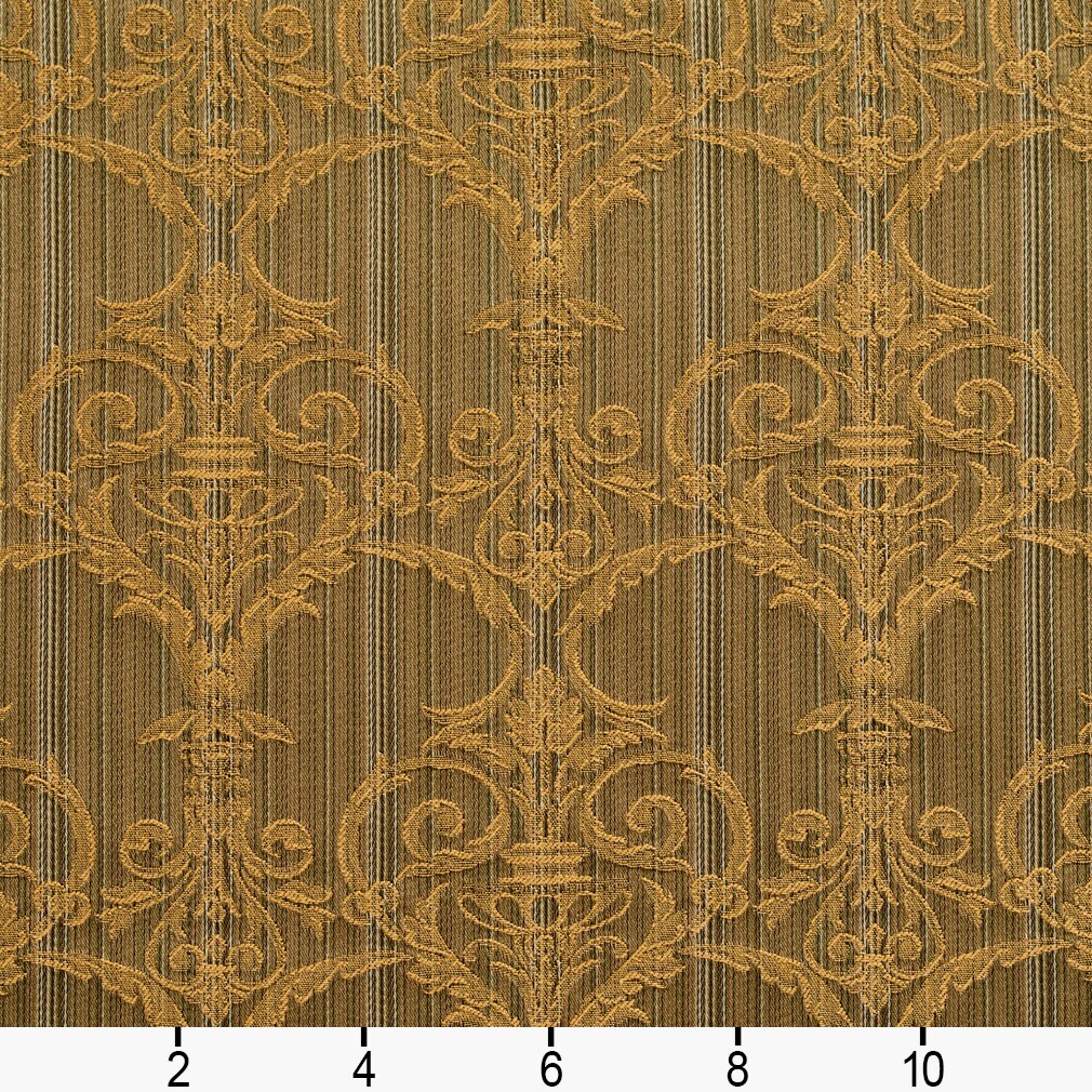 Juniper Victorian - Green Damask Upholstery Fabric 54 Inches"