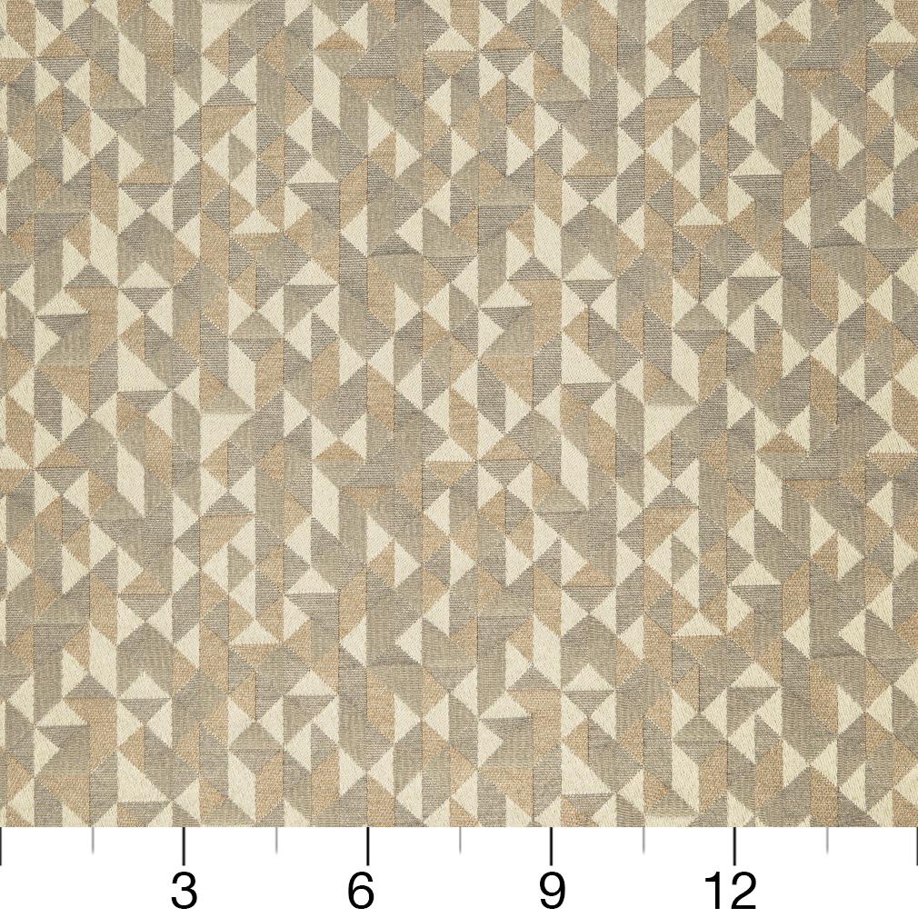 Epic/Canvas - Beige & Taupe Abstract & Geometric,Small Scale Upholstery Fabric 54 Inches"