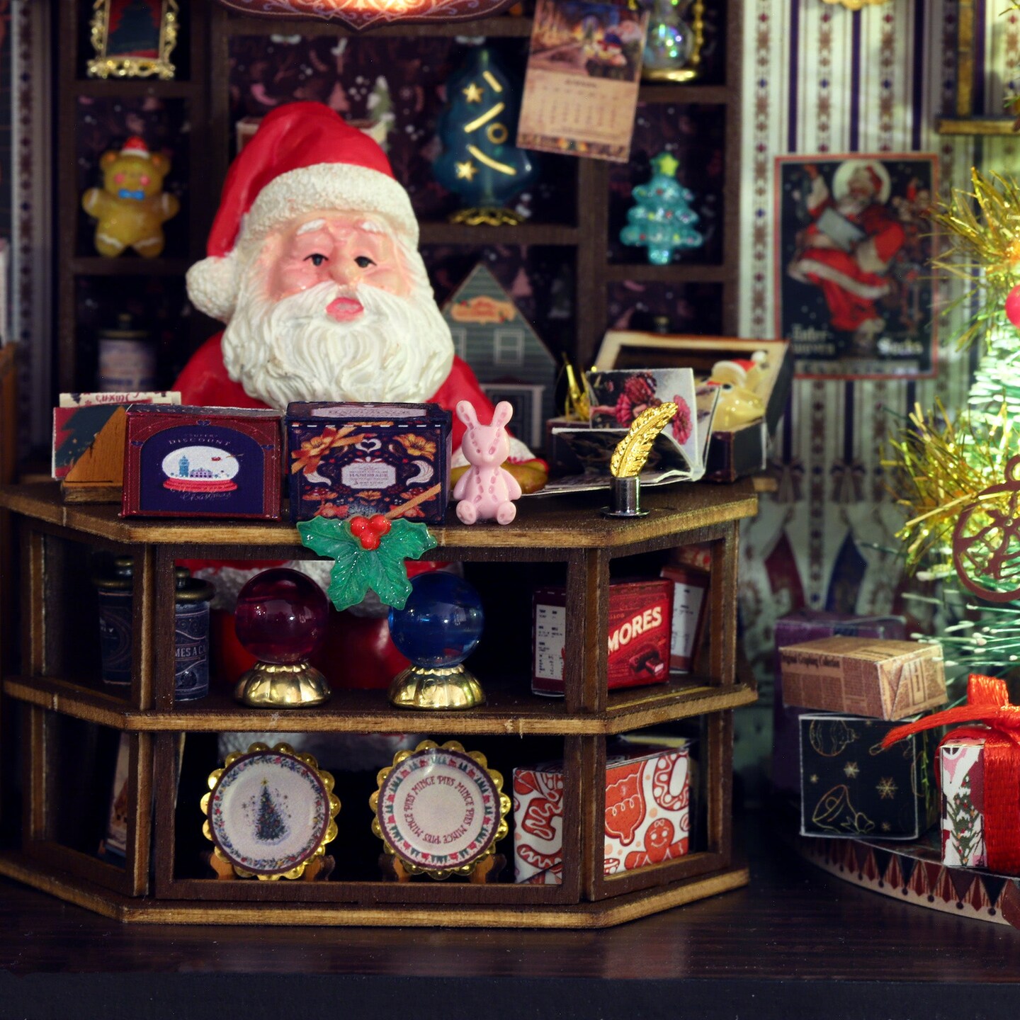 DIY Miniature House Kit - Christmas Wonderland