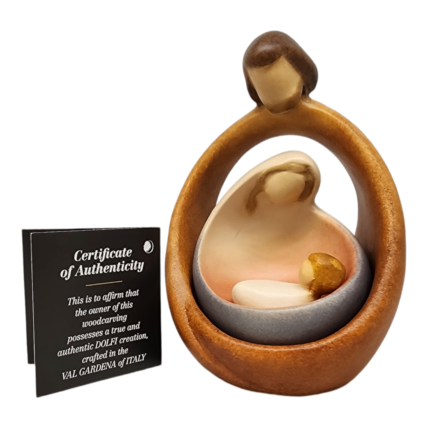 Modern Style Holy Family - Nesting Nativity - Color - 4.5 Inch