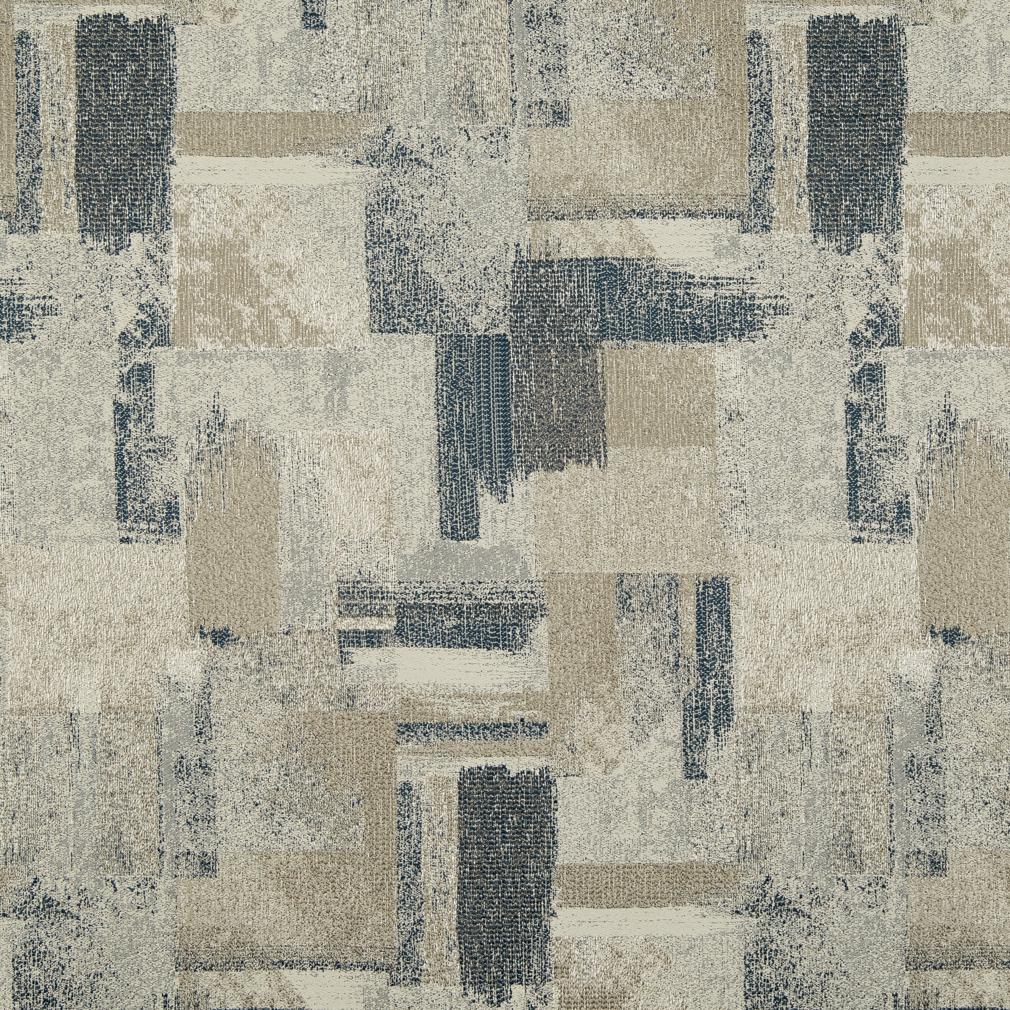 Denali/Sky - Blue Abstract & Geometric Upholstery Fabric 54 Inches"