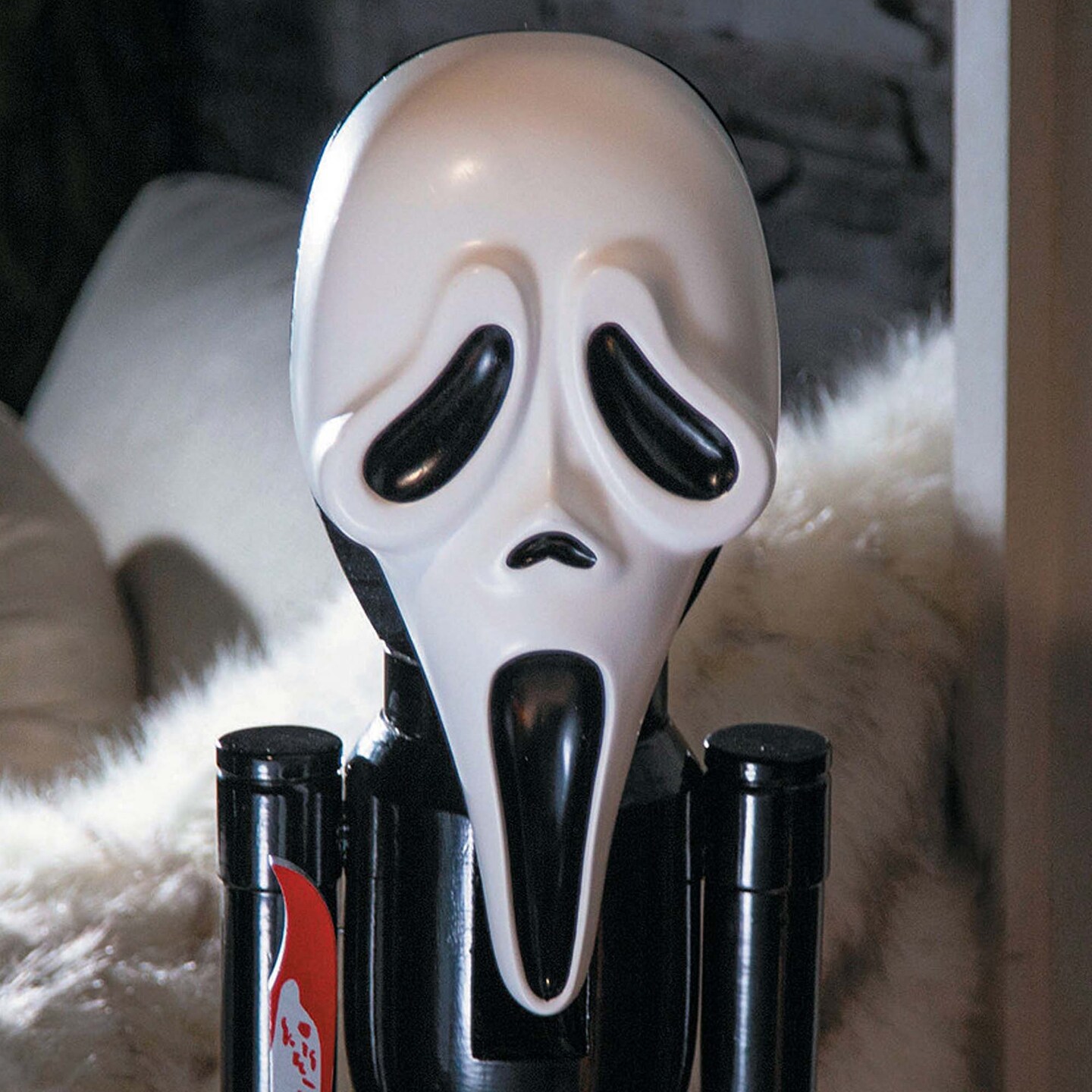 3 Foot Ghost Face Collectible Holiday Horror Nutcracker Decoration