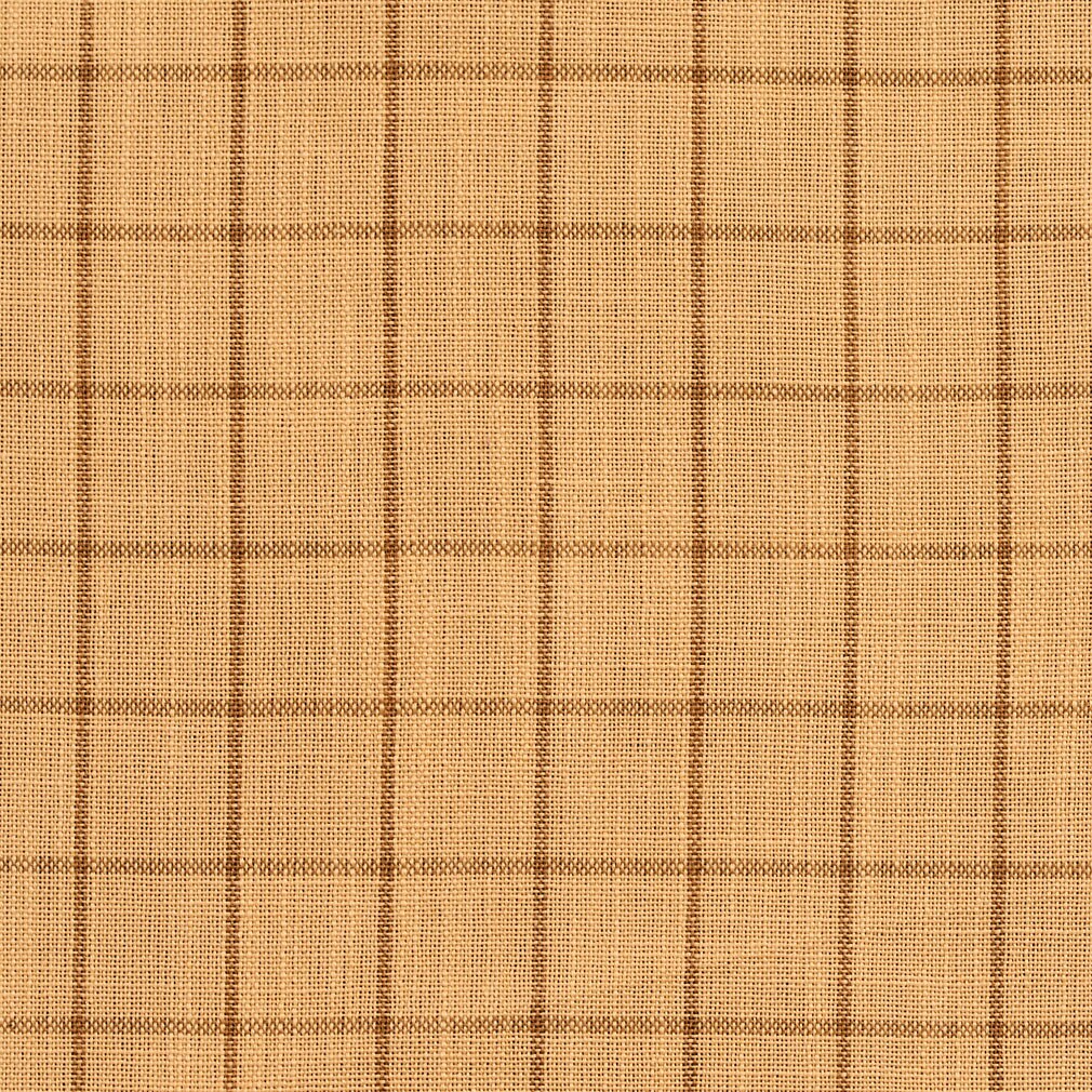 Wheat Checkerboard - Gold & Yellow Plaid,Small Scale Upholstery Fabric 54 Inches"