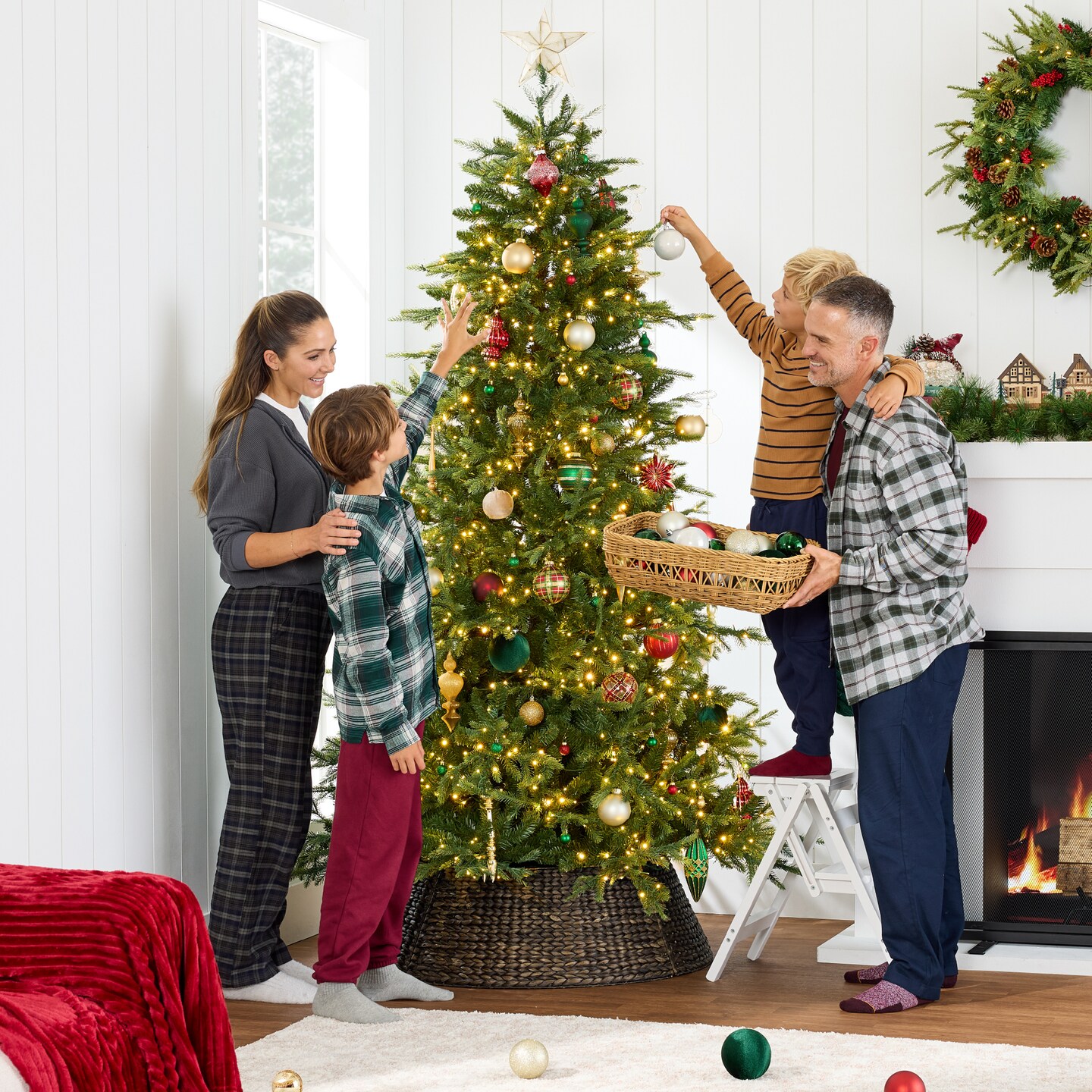 Best Choice Products Pre-Lit Artificial Full Aspen Noble Fir Christmas Tree w/ 2-in-1 Twinkling Micro LED Lights