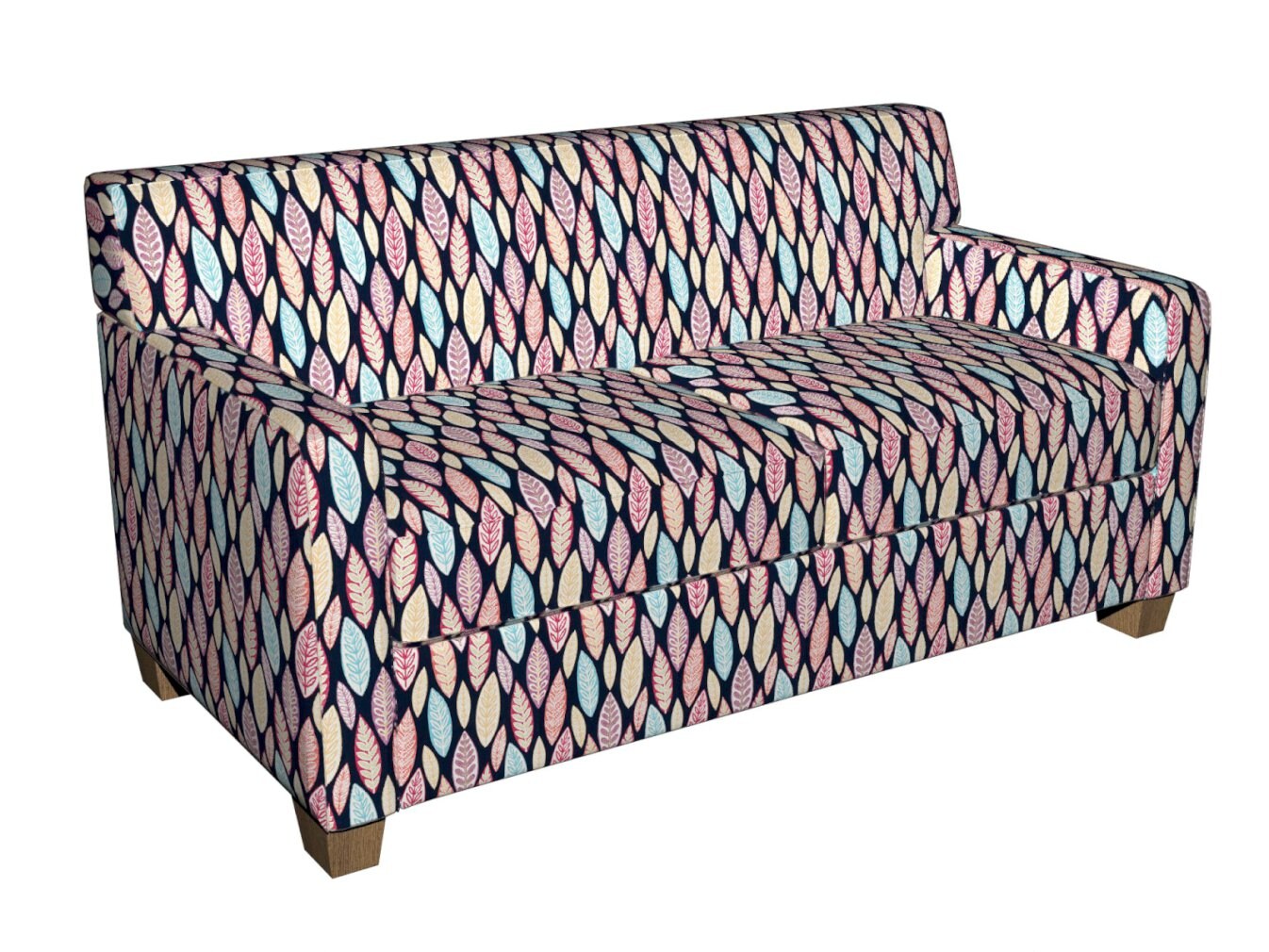 Upholstery Fabric - Aqua & Teal,Black,Pink Abstract & Geometric,Leaves Upholstery Fabric 54 Inches"