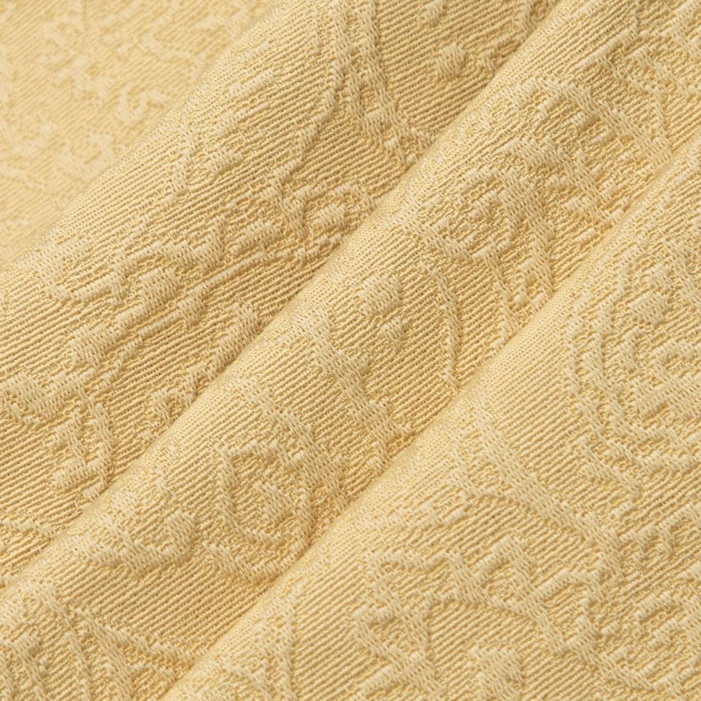 Gold Paisley - Gold & Yellow Paisley Upholstery Fabric 54 Inches"