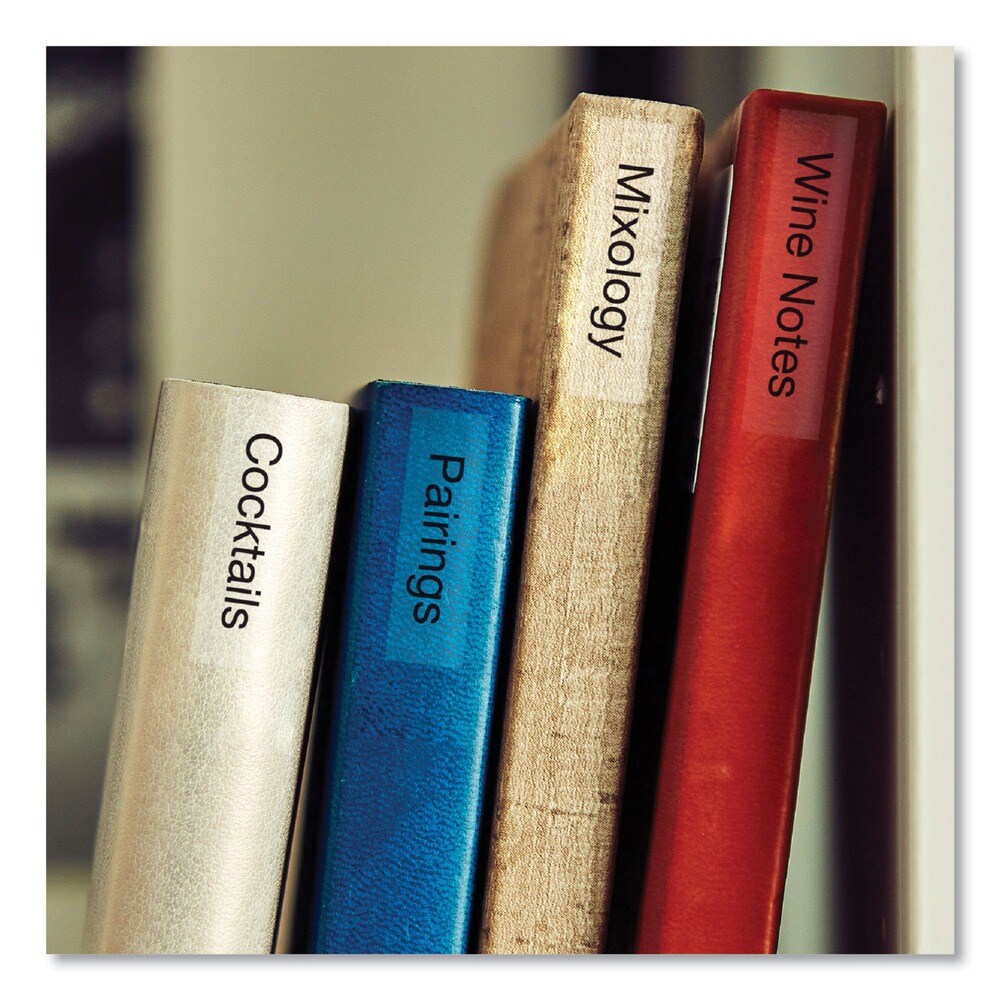 Brother P-Touch Tze Standard Adhesive 0.47 in. x 26.2 ft. Laminated Labeling Tapes - Black On Clear (2/Pack)