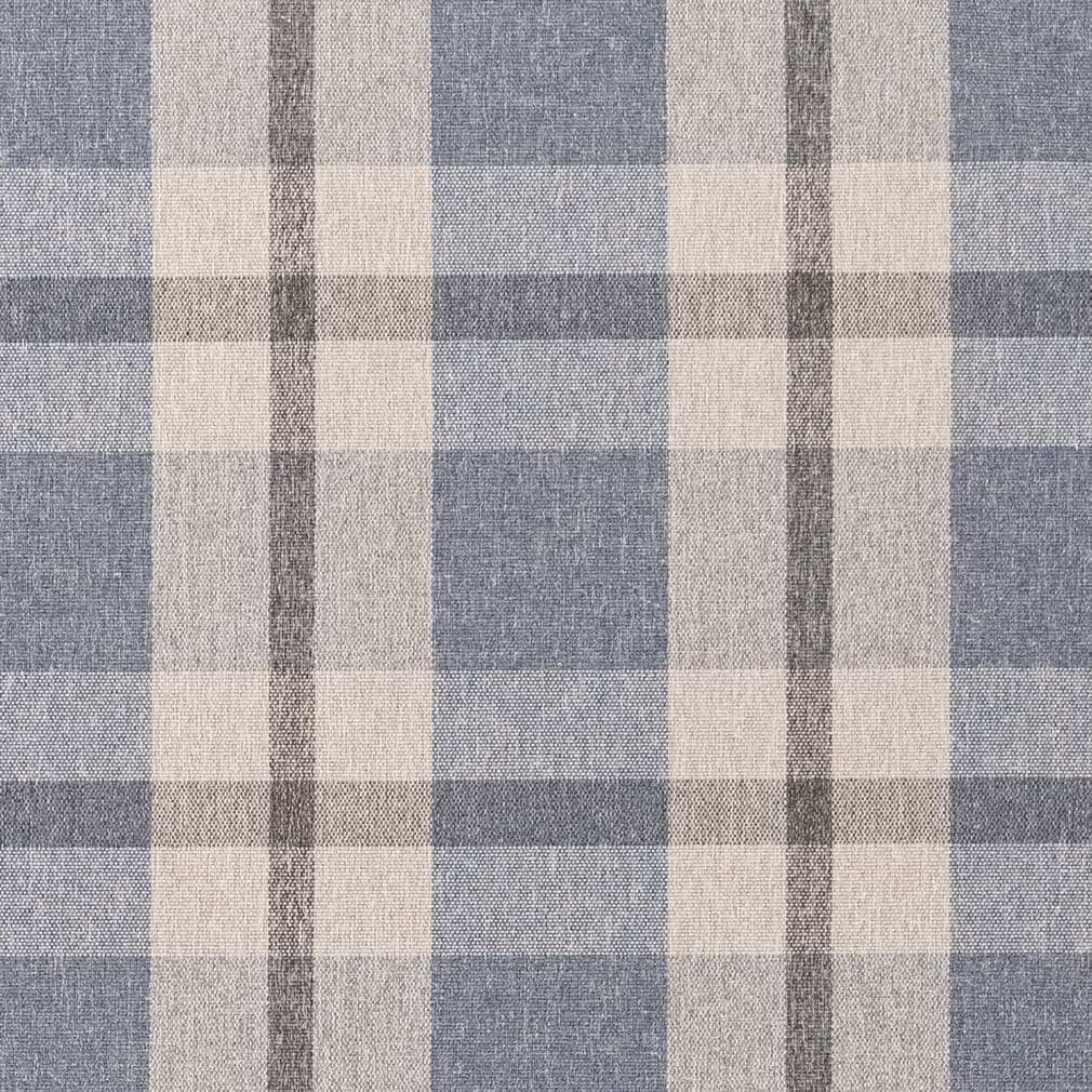 Upholstery Fabric - Blue Plaid Upholstery Fabric 54 Inches&#x22;
