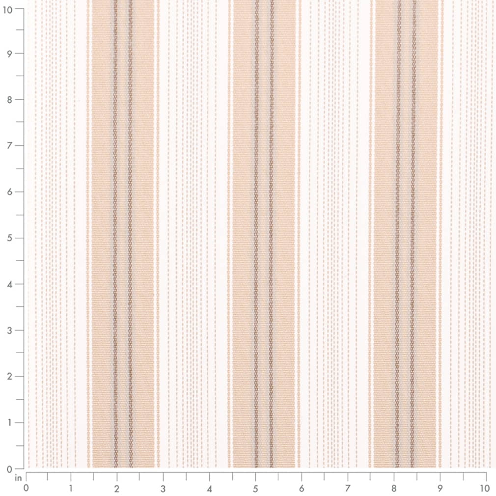 Fawn - Beige & Taupe,Brown Stripe Upholstery Fabric 54 Inches"