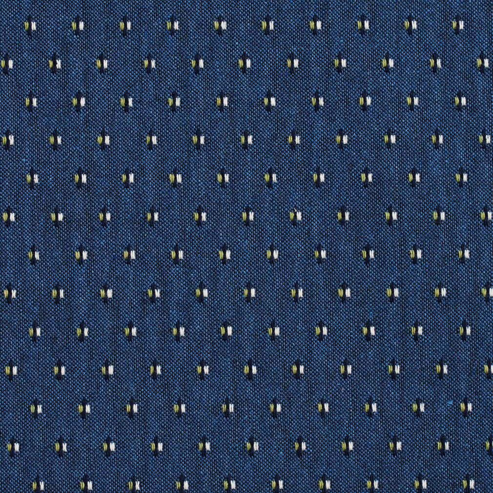 Laguna Dot - Blue Small Scale Upholstery Fabric 54 Inches&#x22;