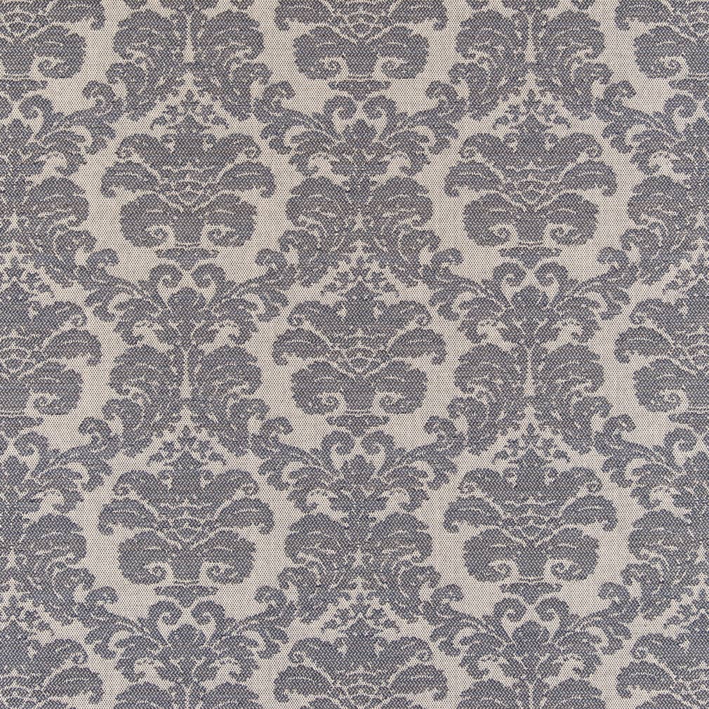Blue - Blue Damask Upholstery Fabric 54 Inches&#x22;