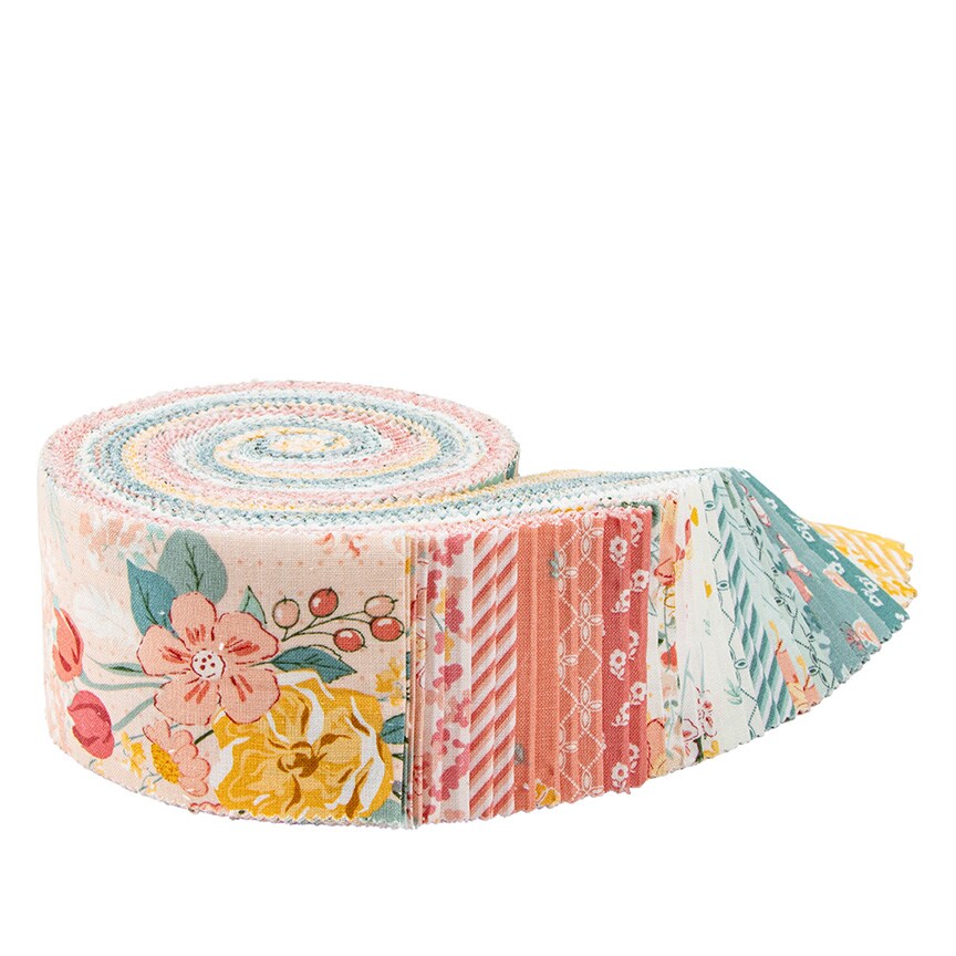 New Beginnings 2.5&#x22; Strip Roll (Jelly Roll / Rolie Polie) by Sandy Gervais for Riley Blake (RP-15750-40)