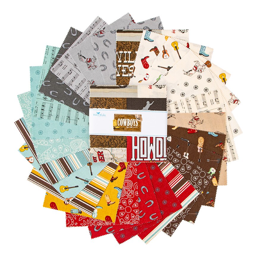 Cowboys 5&#x22; Square Pack