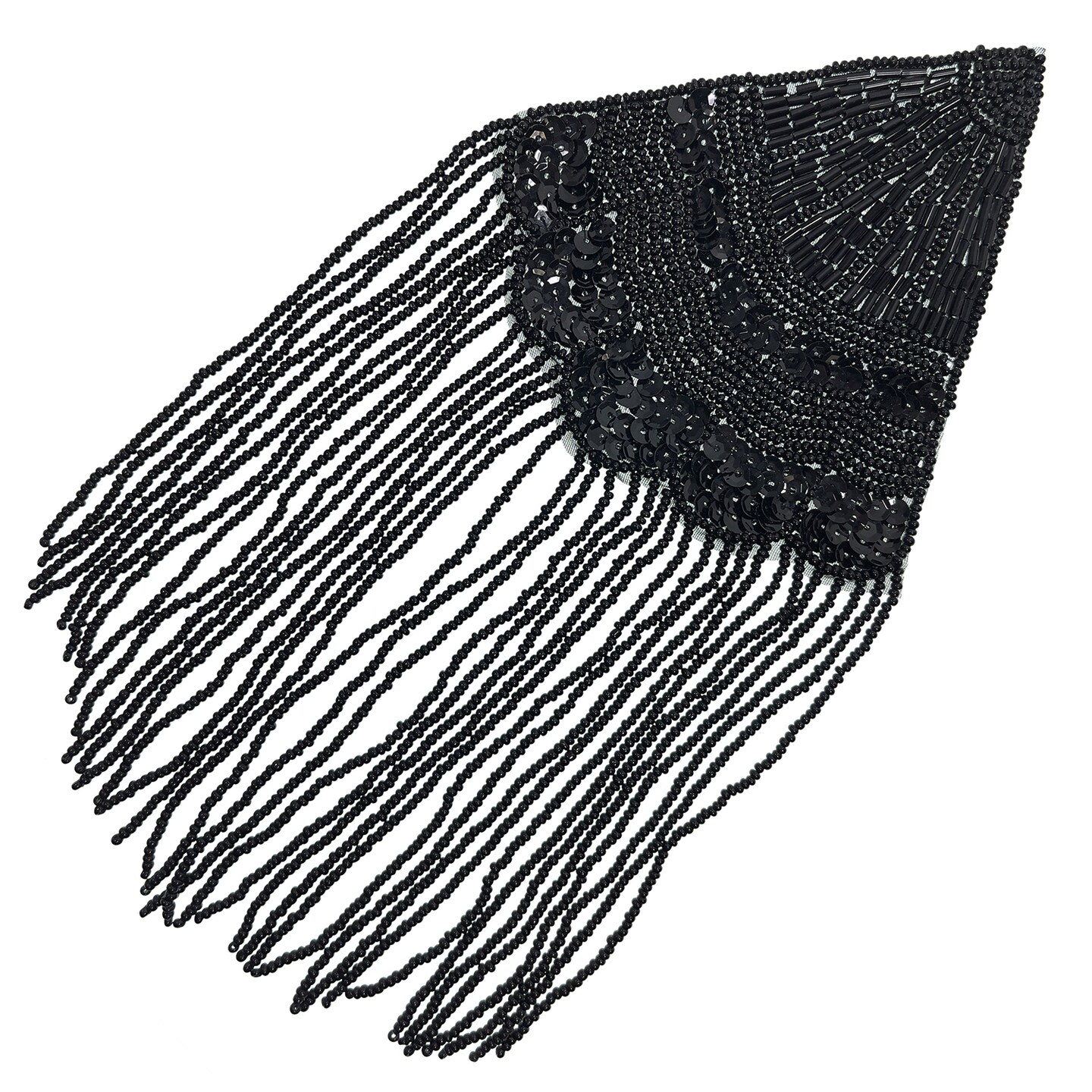 Triangle With  Fringe Applique/Patch